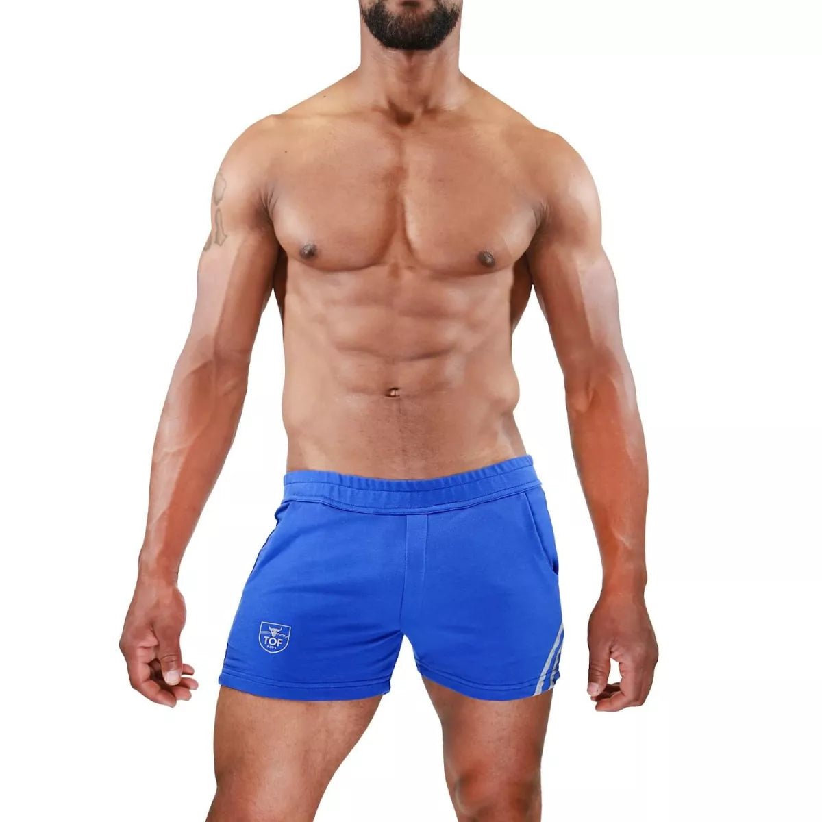 Paris Gym - Shorts Blau - Grau - TOF Paris - Shop Deutschland Noodosz