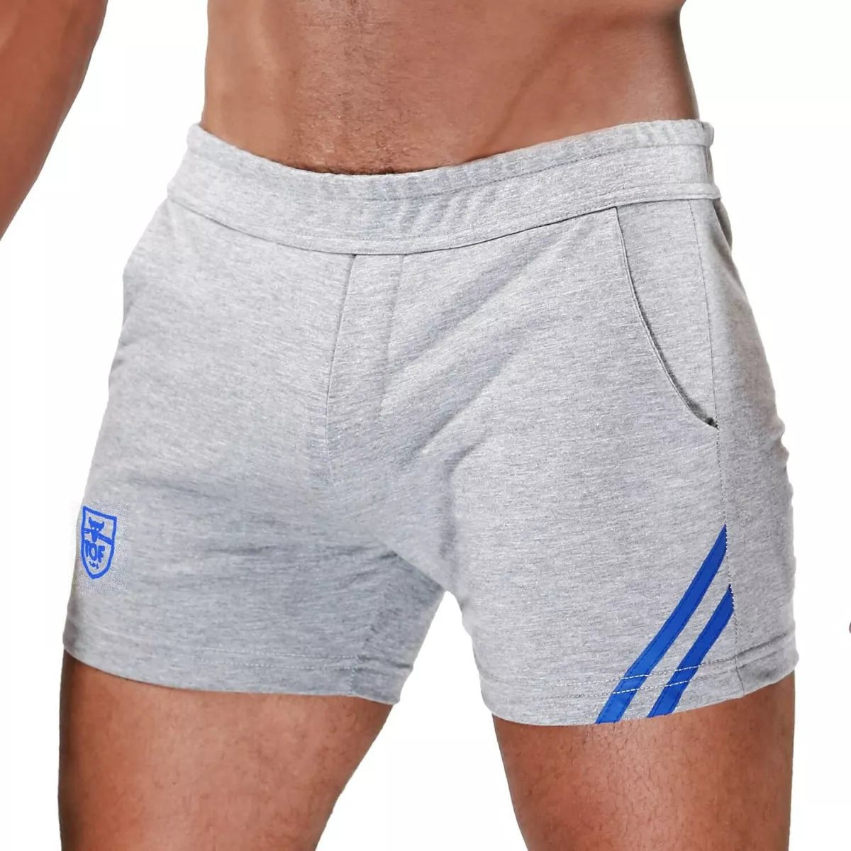 Paris - Shorts Grau - Blau - TOF Paris - Shop Deutschland Noodosz