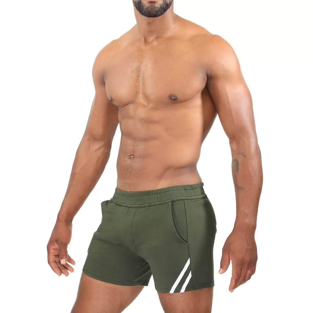 Paris - Shorts in Weiß - Khaki - TOF Paris - Shop Deutschland Noodosz