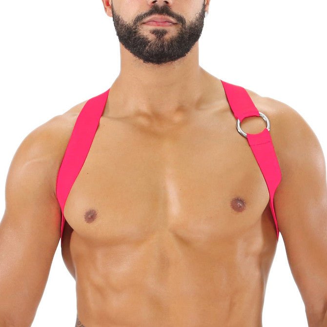 Party Boy Elastischer Harness – Neonpink - TOF Paris - Shop Deutschland Noodosz
