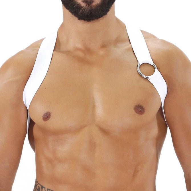 Party Boy Elastischer Harness – Weiß - TOF Paris - Shop Deutschland Noodosz