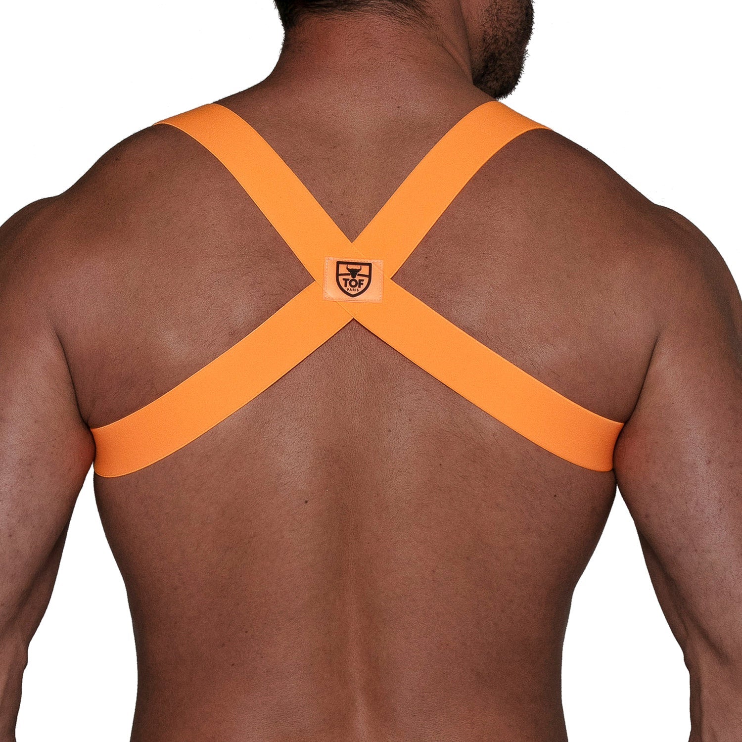 Party Boy elastischer Harness – Neon - Orange - TOF Paris - Shop Deutschland Noodosz