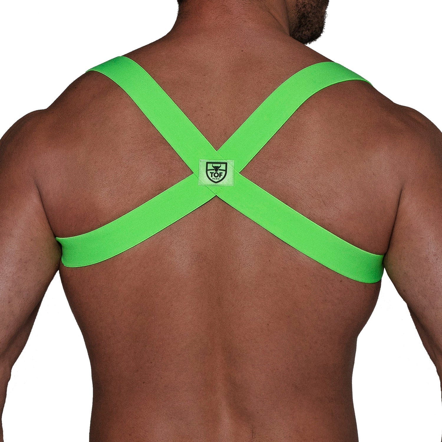 Party Boy Elastischer Harness – Neon‑Grün - TOF Paris - Shop Deutschland Noodosz