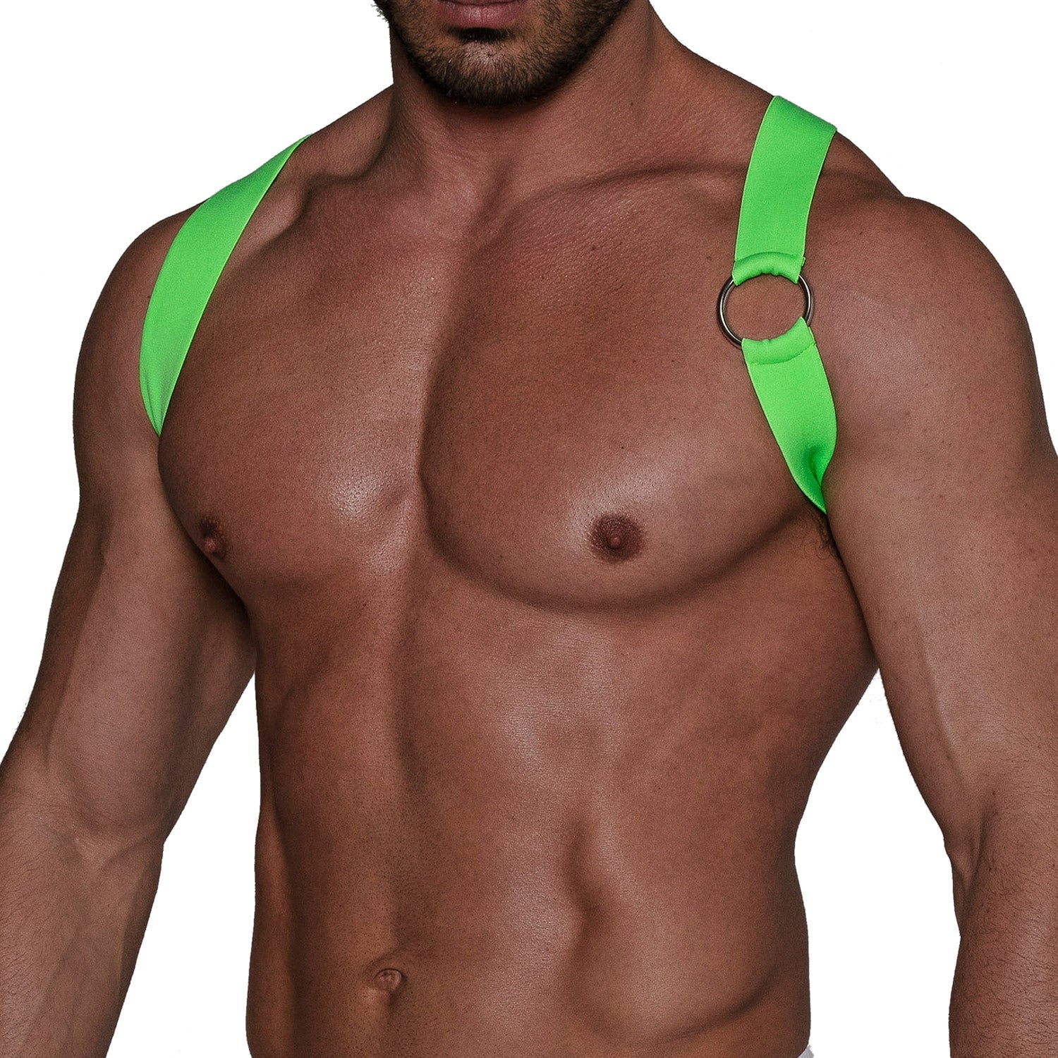 Party Boy Elastischer Harness – Neon‑Grün - TOF Paris - Shop Deutschland Noodosz