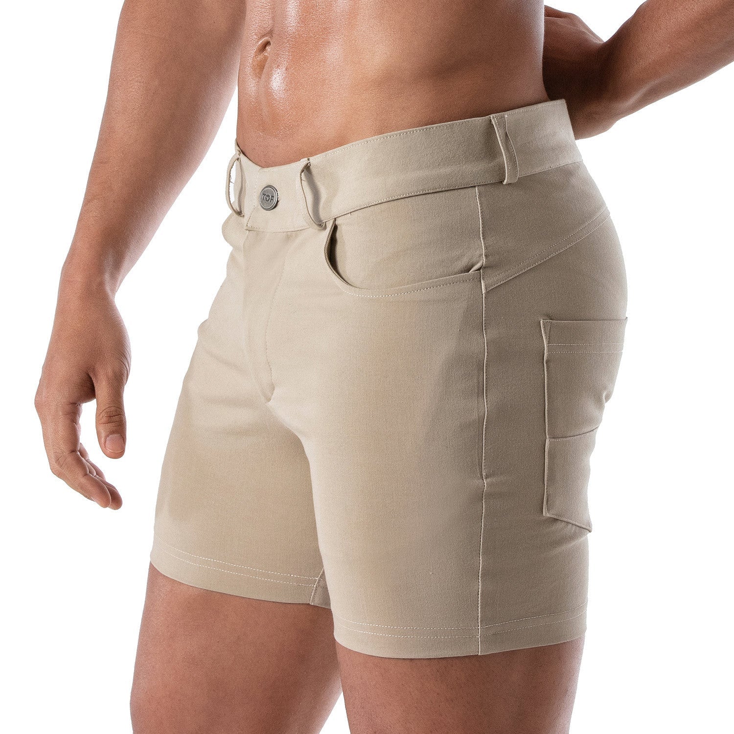 Patriot Chino Shorts - Beige - TOF Paris - Shop Deutschland Noodosz