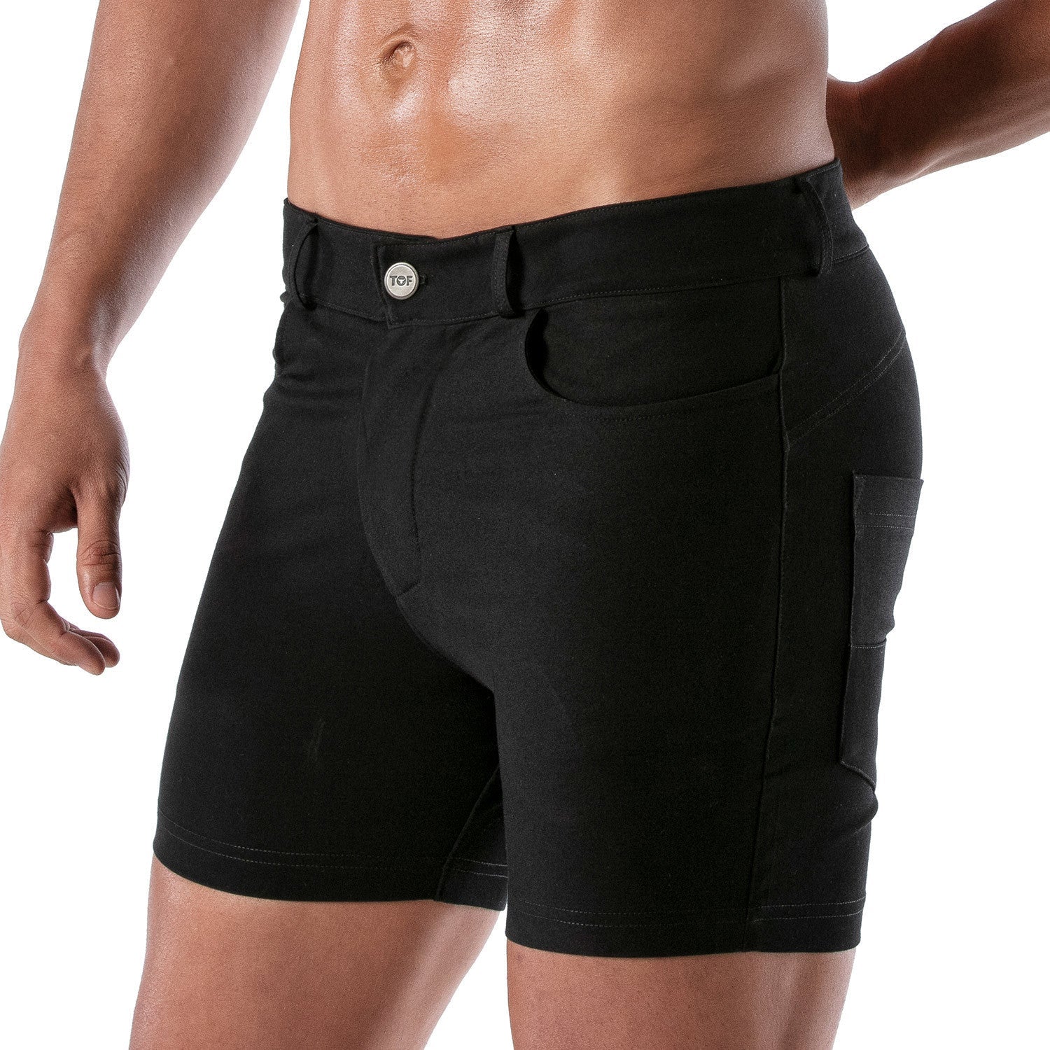 Patriot Chino Shorts - Black - TOF Paris - Shop Deutschland Noodosz