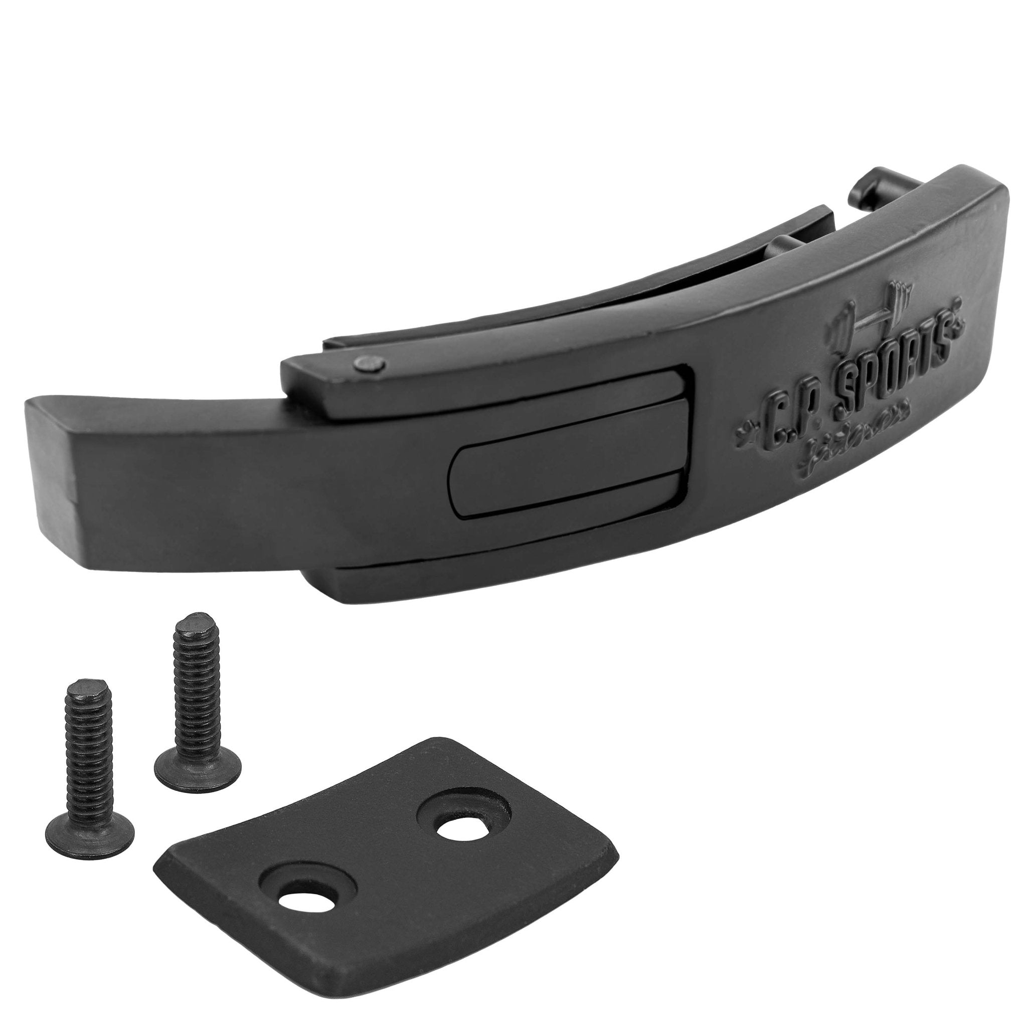 Powerschnalle aus Metall für Gewichthebegürtel mit C.P. SPORTS 3D - Logo - T9/Buckle - MG Sports Company - Shop Deutschland Noodosz