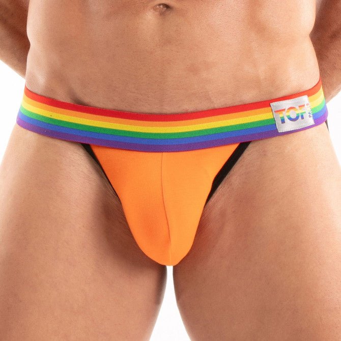 Pride Jockstrap Orange - noodosz - TOF Paris - 
