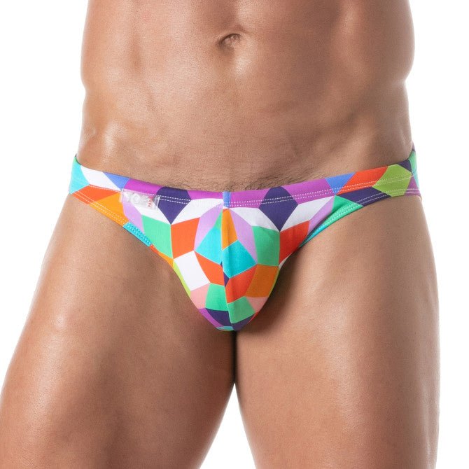 Print Swim Mini Briefs Purple - noodosz - TOF Paris - 