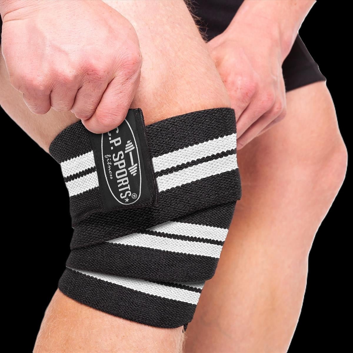 Profi Kniebandagen 150cm - Schwarz - C.P. Sports - T23 - MG Sports Company - Shop Deutschland Noodosz
