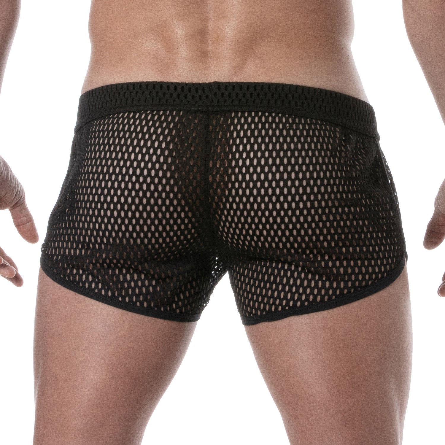 Provokante transparente Herren - Mini - Shorts – Schwarz - TOF Paris - Shop Deutschland Noodosz