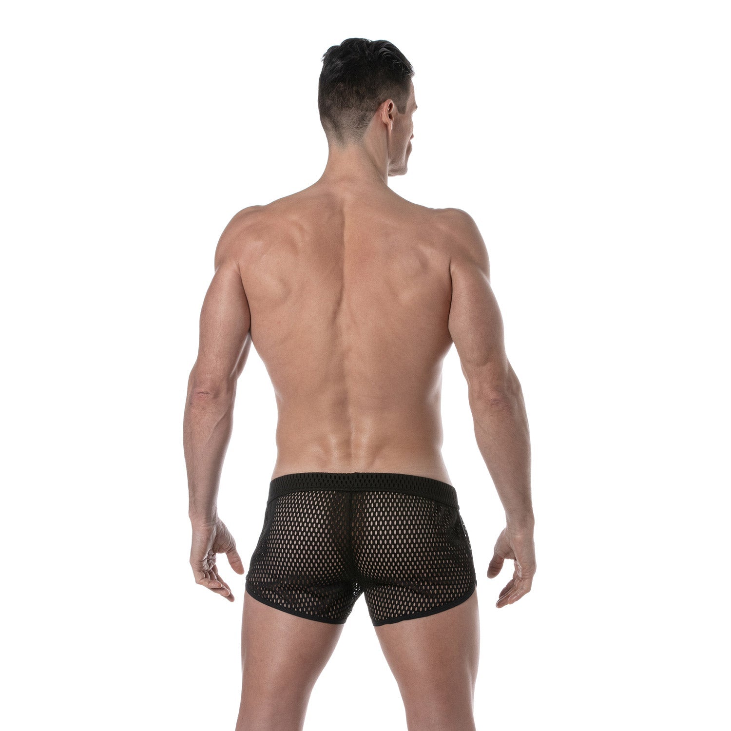 Provokante transparente Herren - Mini - Shorts – Schwarz - TOF Paris - Shop Deutschland Noodosz
