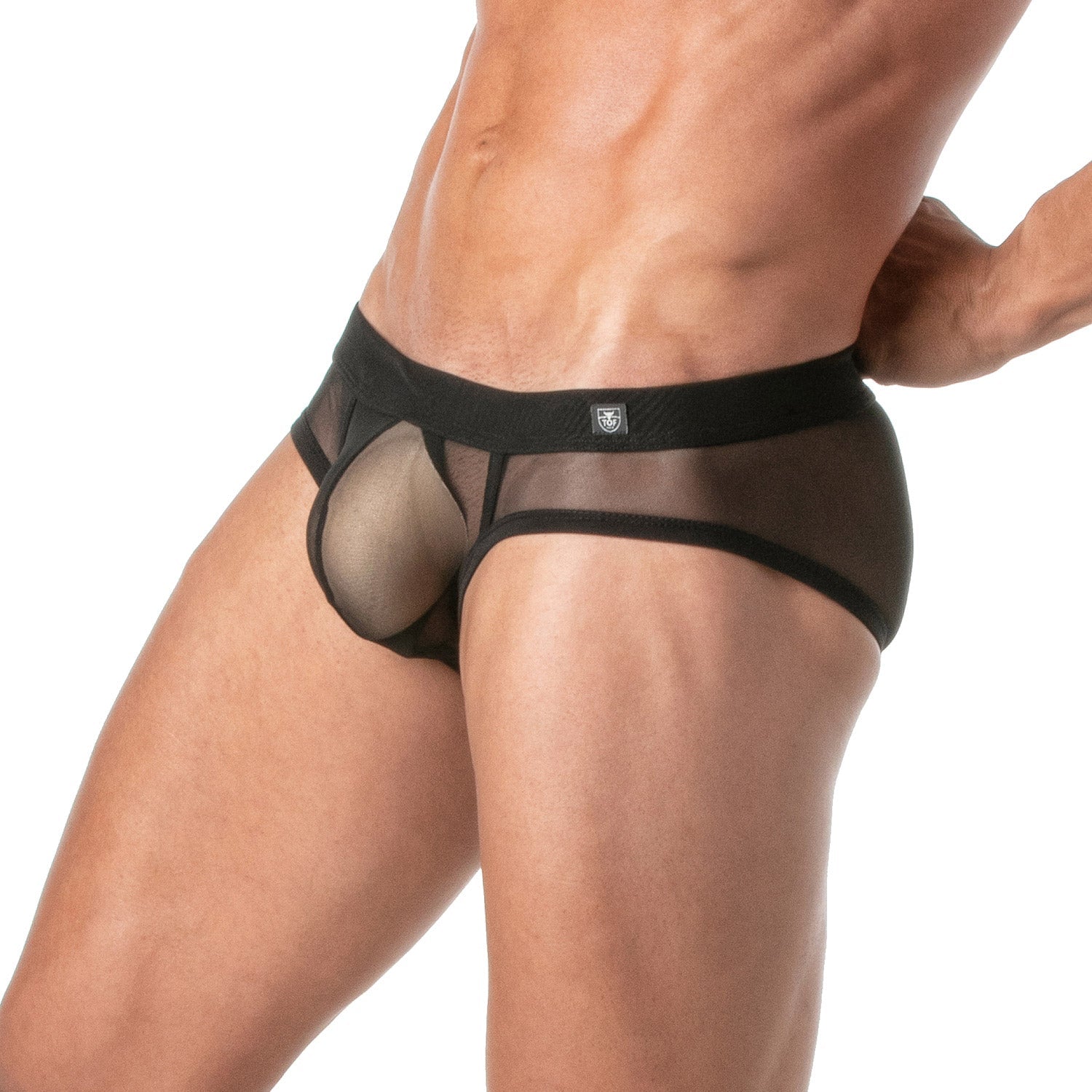 Provokante, transparente Mesh - Slips für Männer - TOF Paris - Shop Deutschland Noodosz