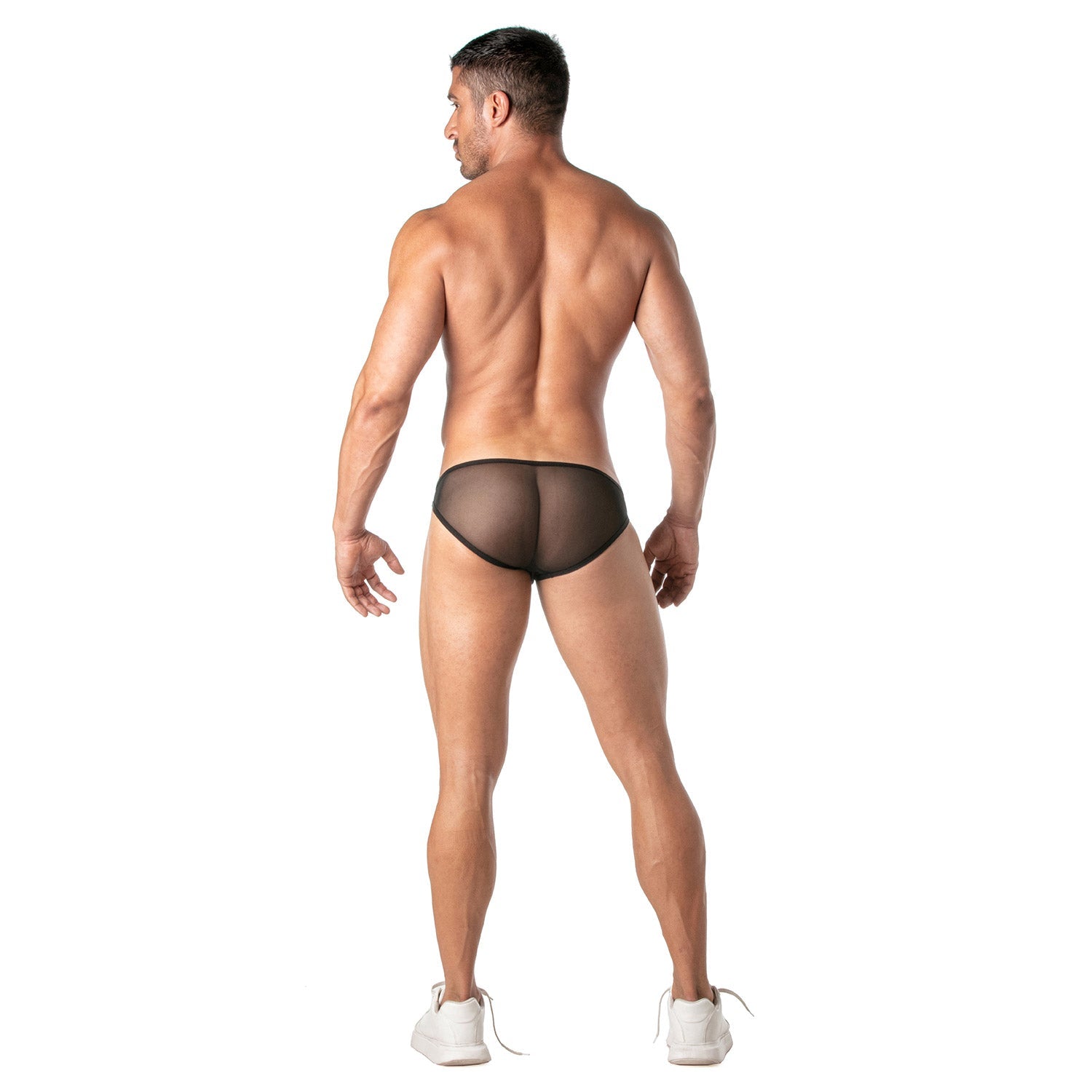 Provokanter Mini - Slip aus transparentem Mesh für Herren - TOF Paris - Shop Deutschland Noodosz