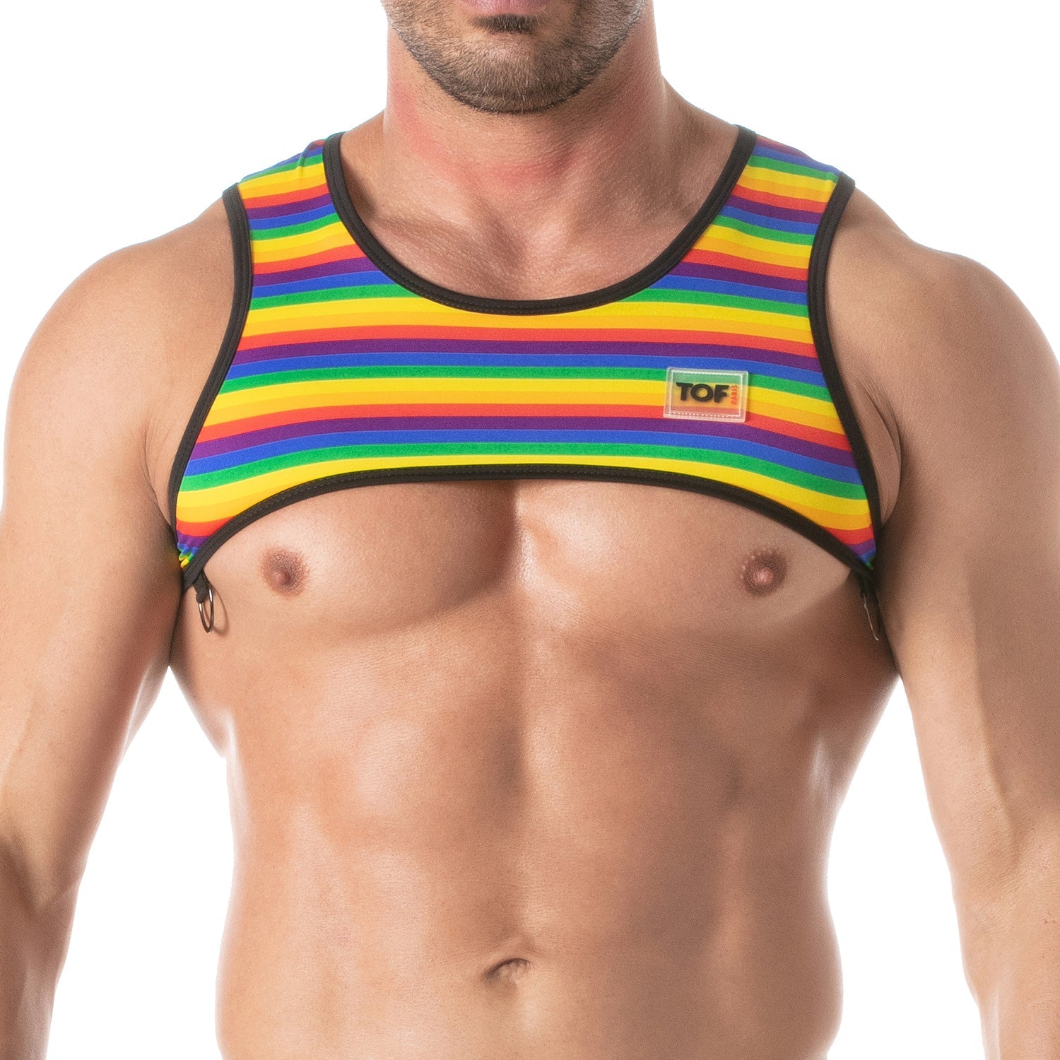 Regenbogen Harness für Männer - TOF Paris - Shop Deutschland Noodosz