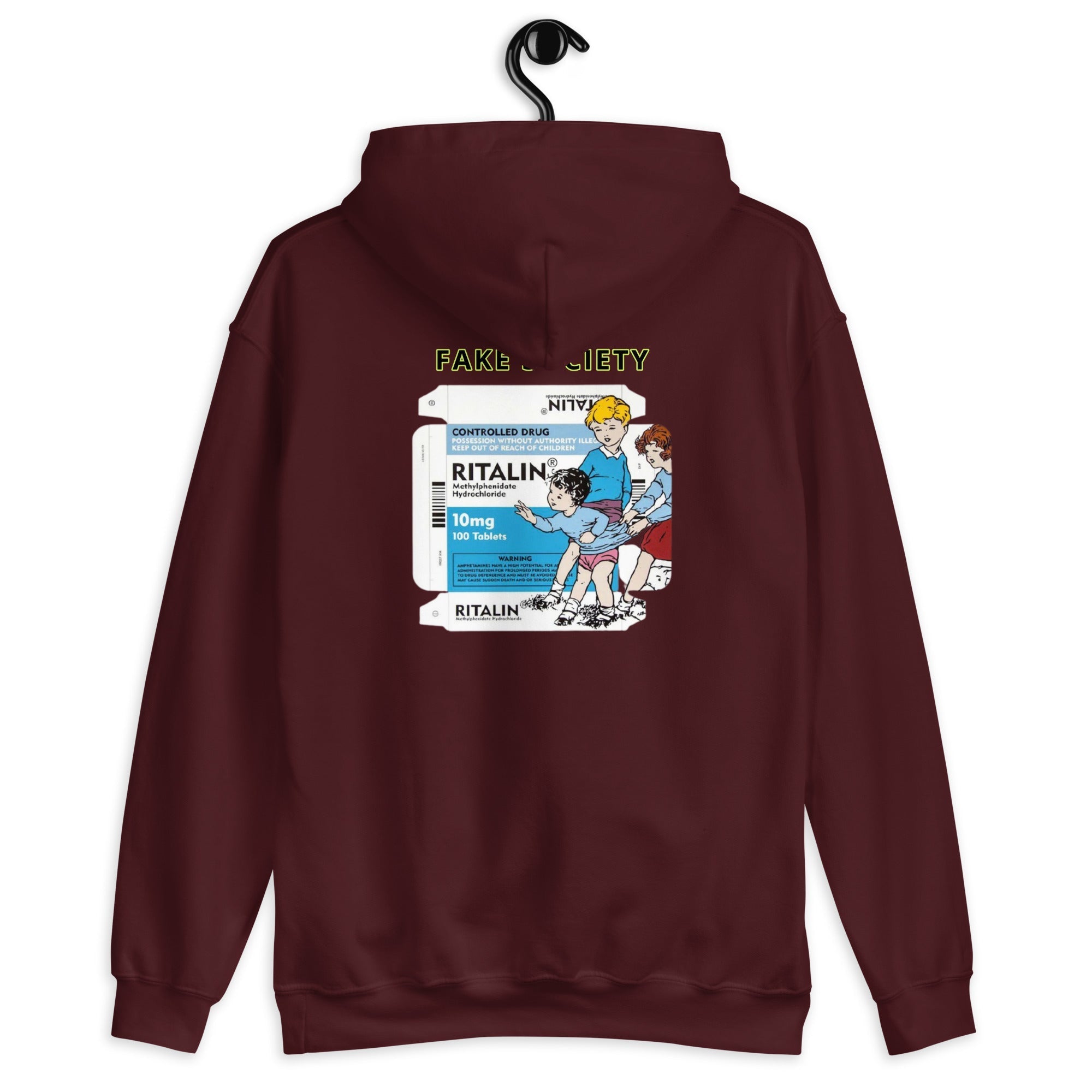 Ritalin x Fake Society Kapuzenpullover - NiZED - Shop Deutschland Noodosz