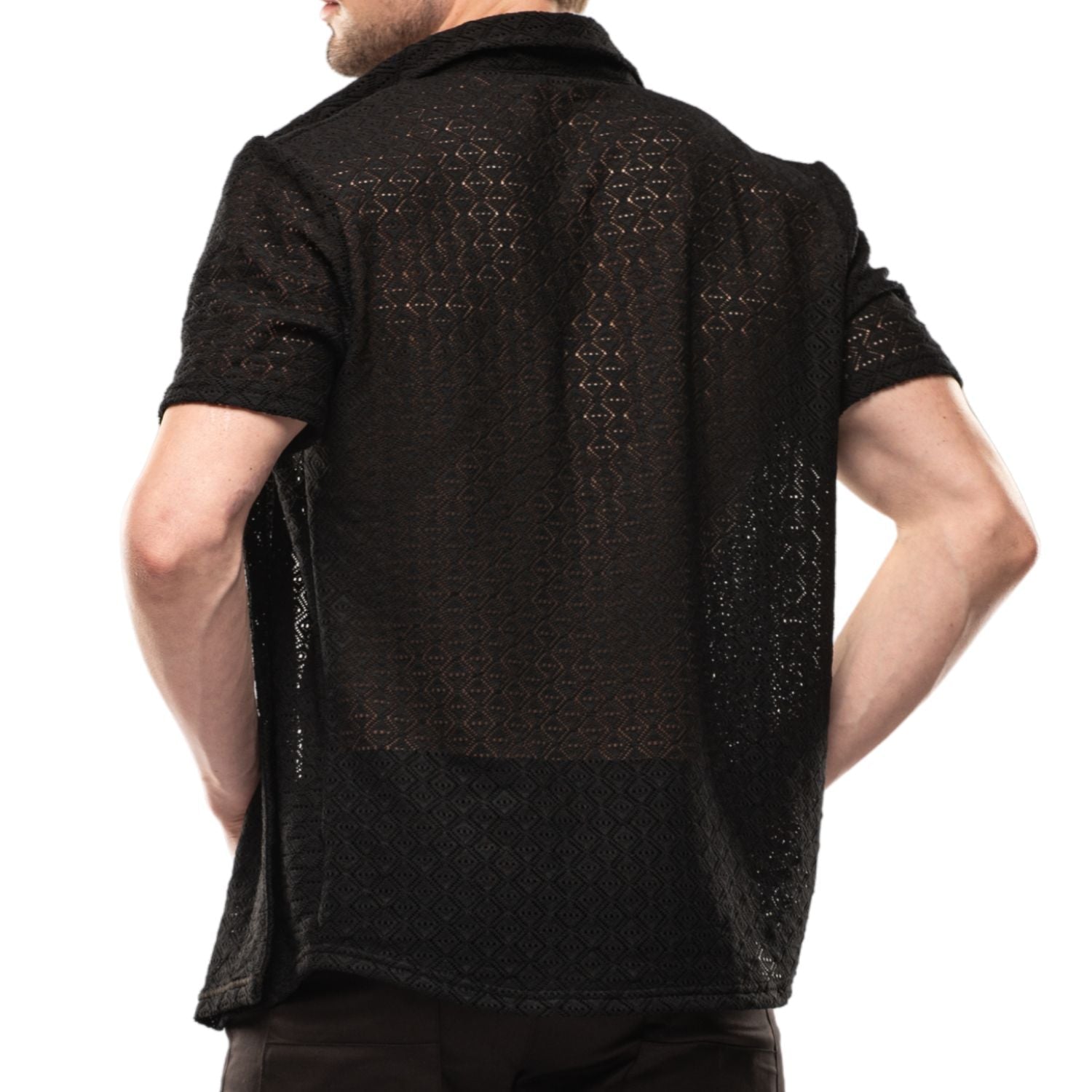 Riviera Short Sleeve Shirt Black - noodosz - TOF Paris - 