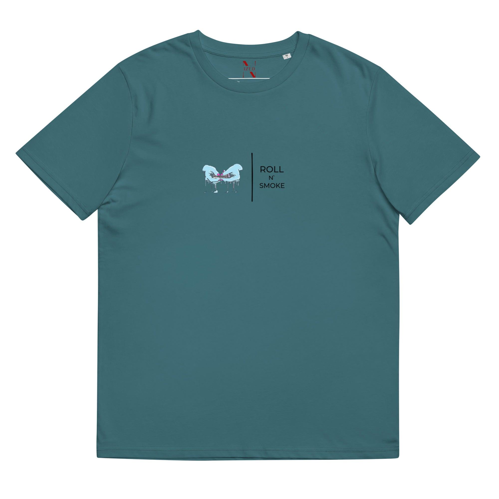 Roll and Smoke Bio - Baumwoll - T-Shirt - NiZED - Shop Deutschland Noodosz