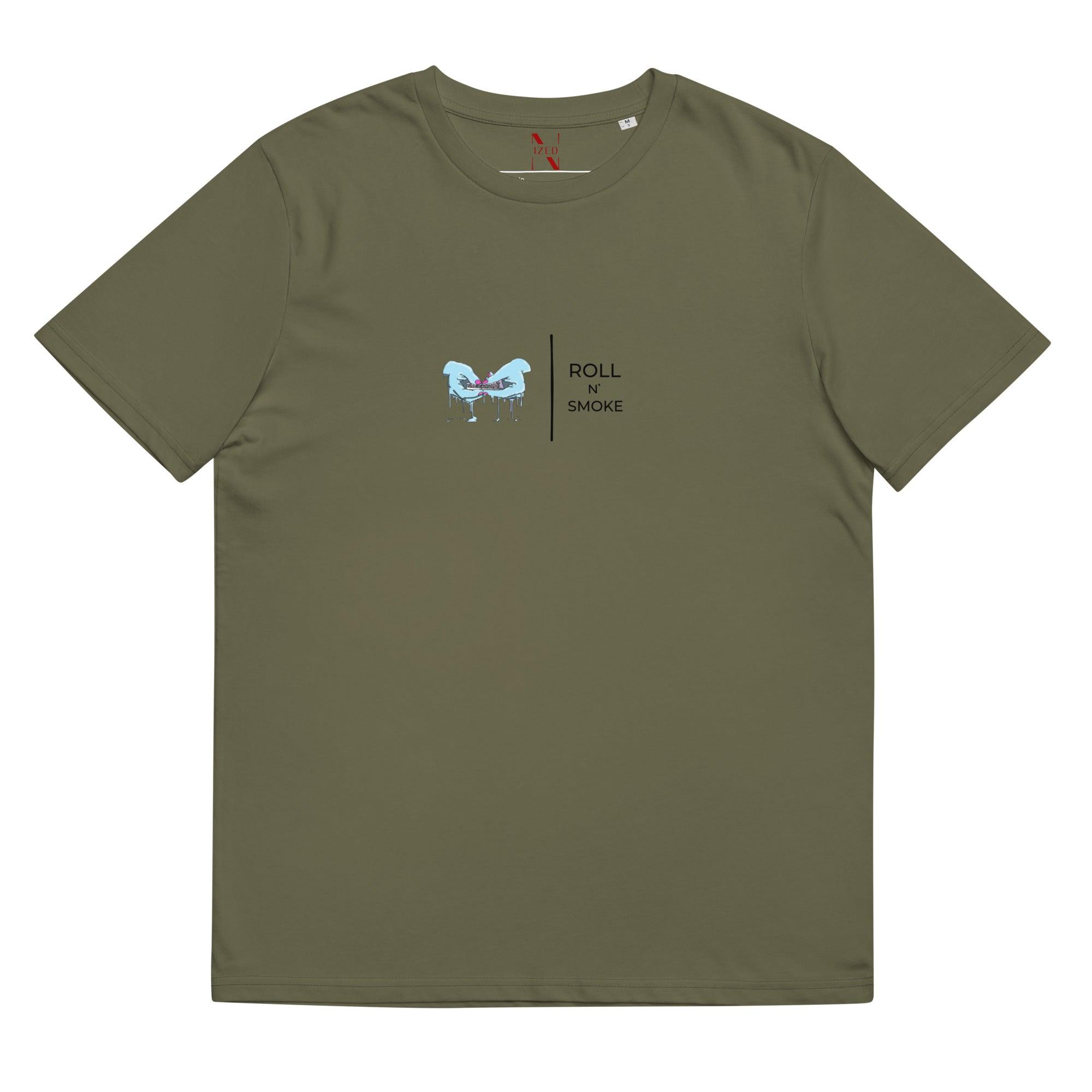 Roll and Smoke Bio - Baumwoll - T-Shirt - NiZED - Shop Deutschland Noodosz