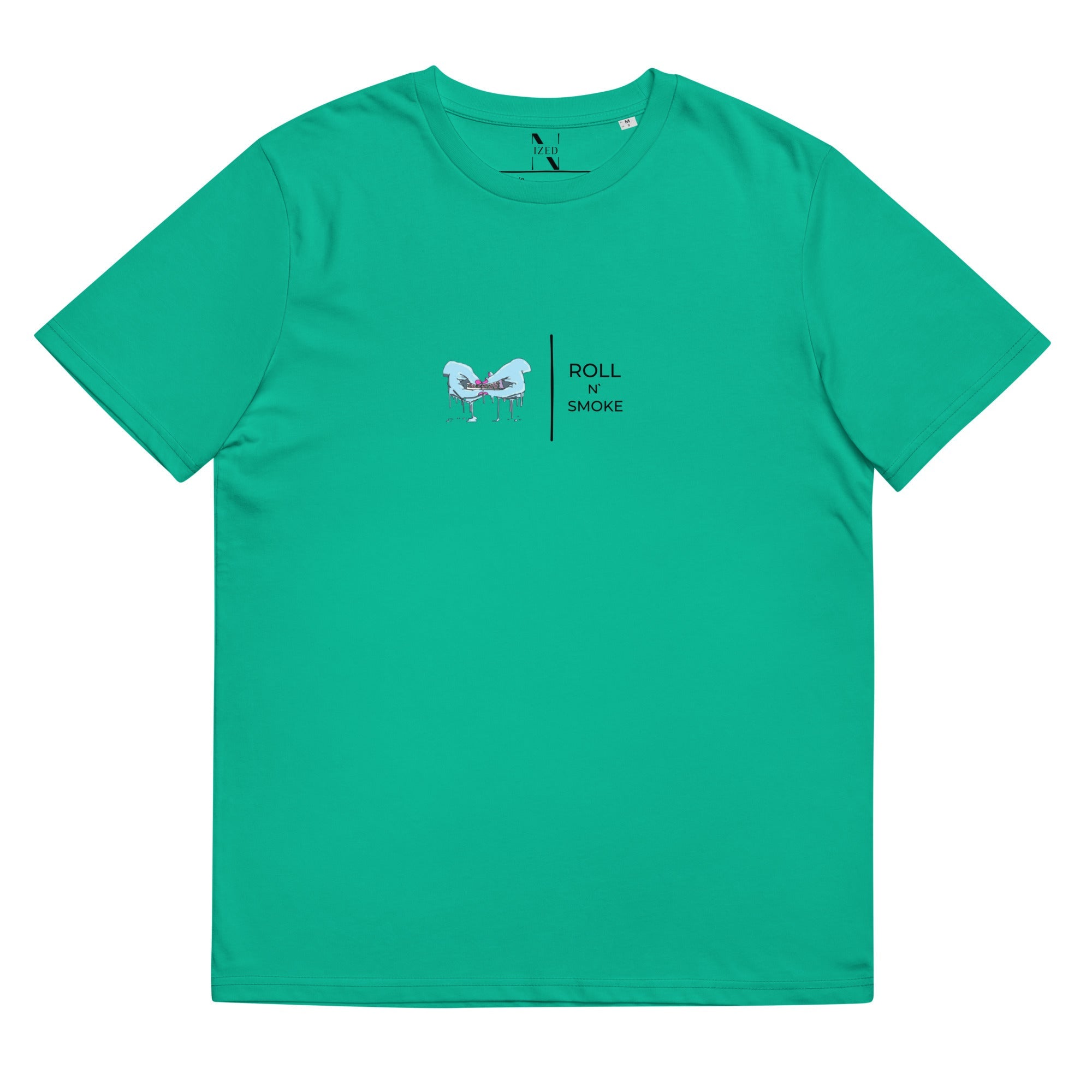 Roll and Smoke Bio - Baumwoll - T-Shirt - NiZED - Shop Deutschland Noodosz