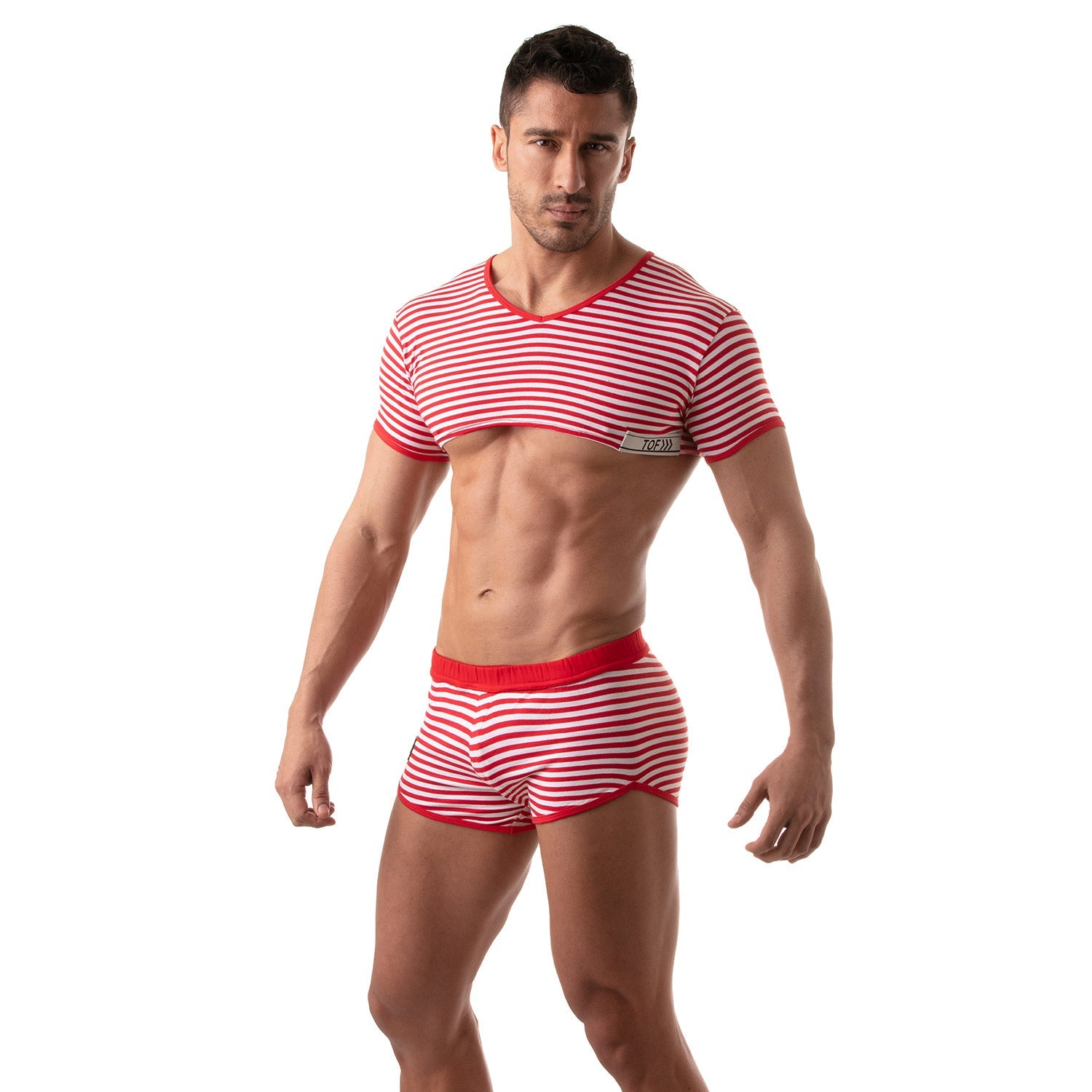 Sailor Crop Top - Rot - TOF Paris - Shop Deutschland Noodosz