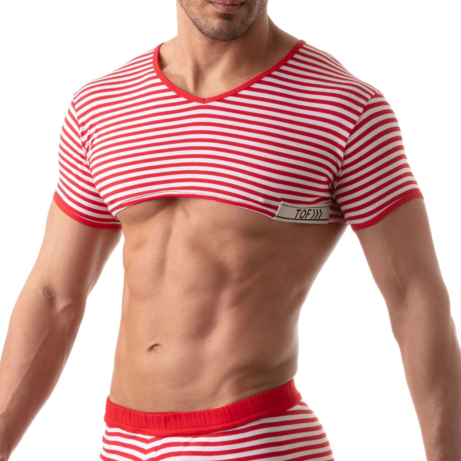 Sailor Crop Top - Rot - TOF Paris - Shop Deutschland Noodosz
