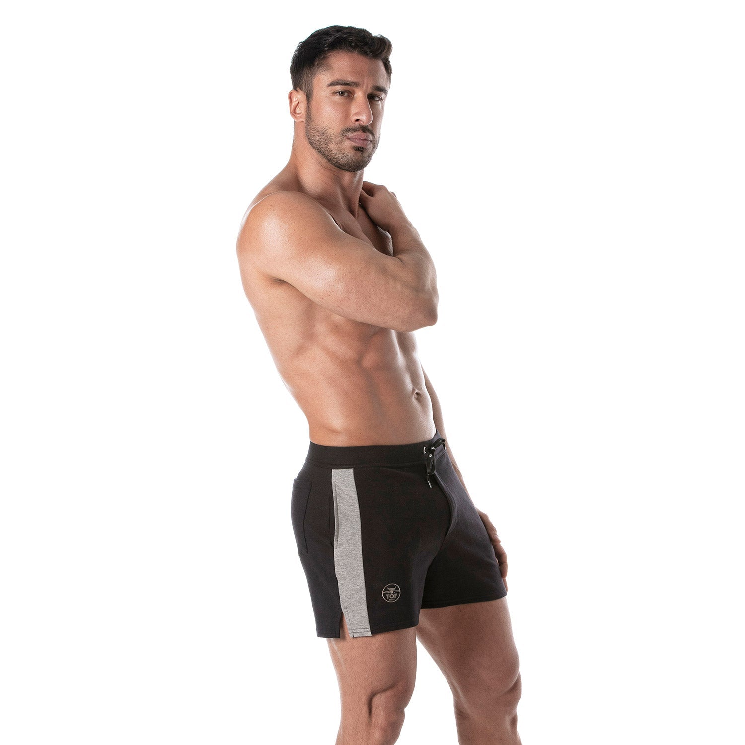 Schwarze Fußball - Shorts - TOF Paris - Shop Deutschland Noodosz