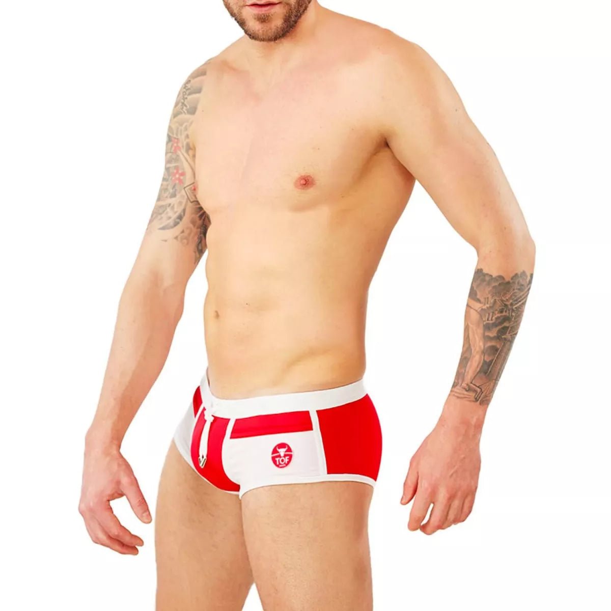 Sidney Badehose Rot - TOF Paris - Shop Deutschland Noodosz