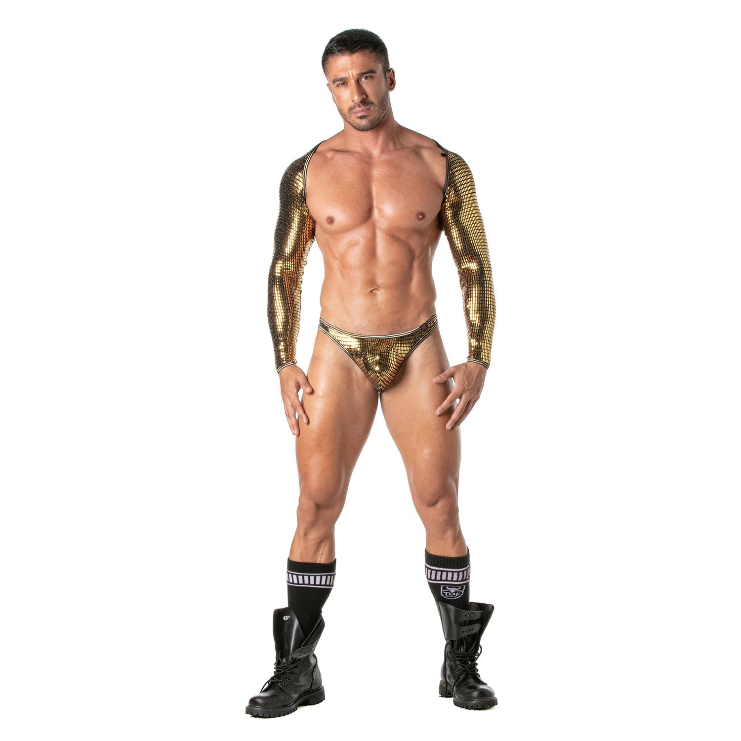 Silberner Glitzer - Bolero für Männer - TOF Paris - Shop Deutschland Noodosz