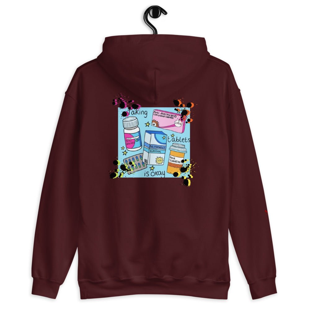 SINNERS x Taking Tablets is Okay Kapuzenpullover - NiZED - Shop Deutschland Noodosz