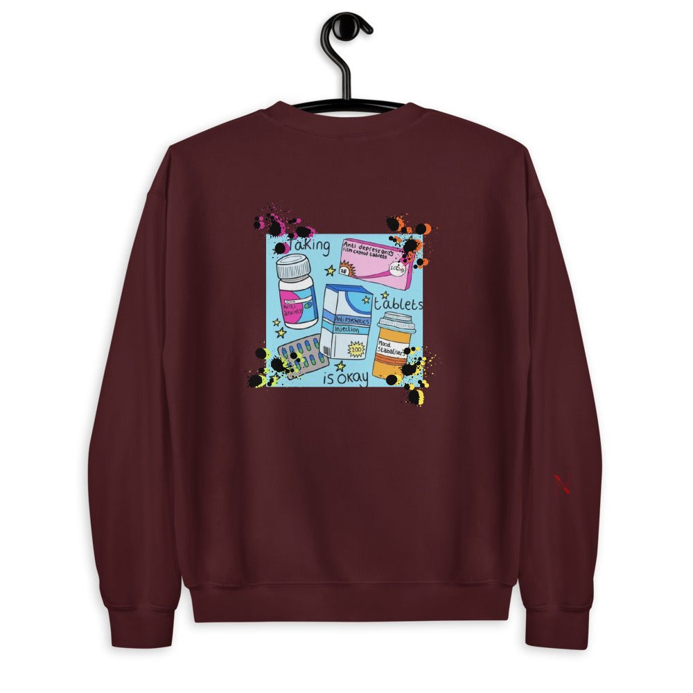SINNERS x Taking Tablets is Okay Sweater - NiZED - Shop Deutschland Noodosz