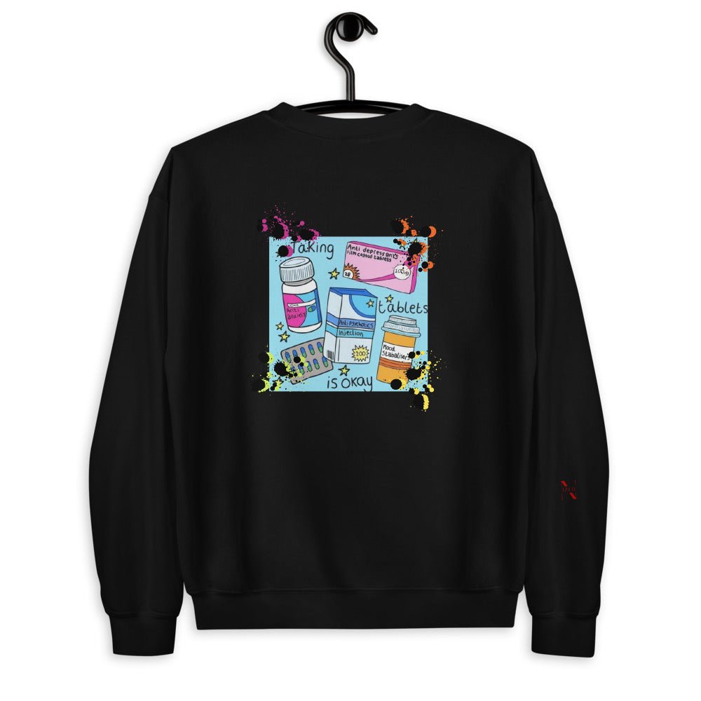 SINNERS x Taking Tablets is Okay Sweater - NiZED - Shop Deutschland Noodosz