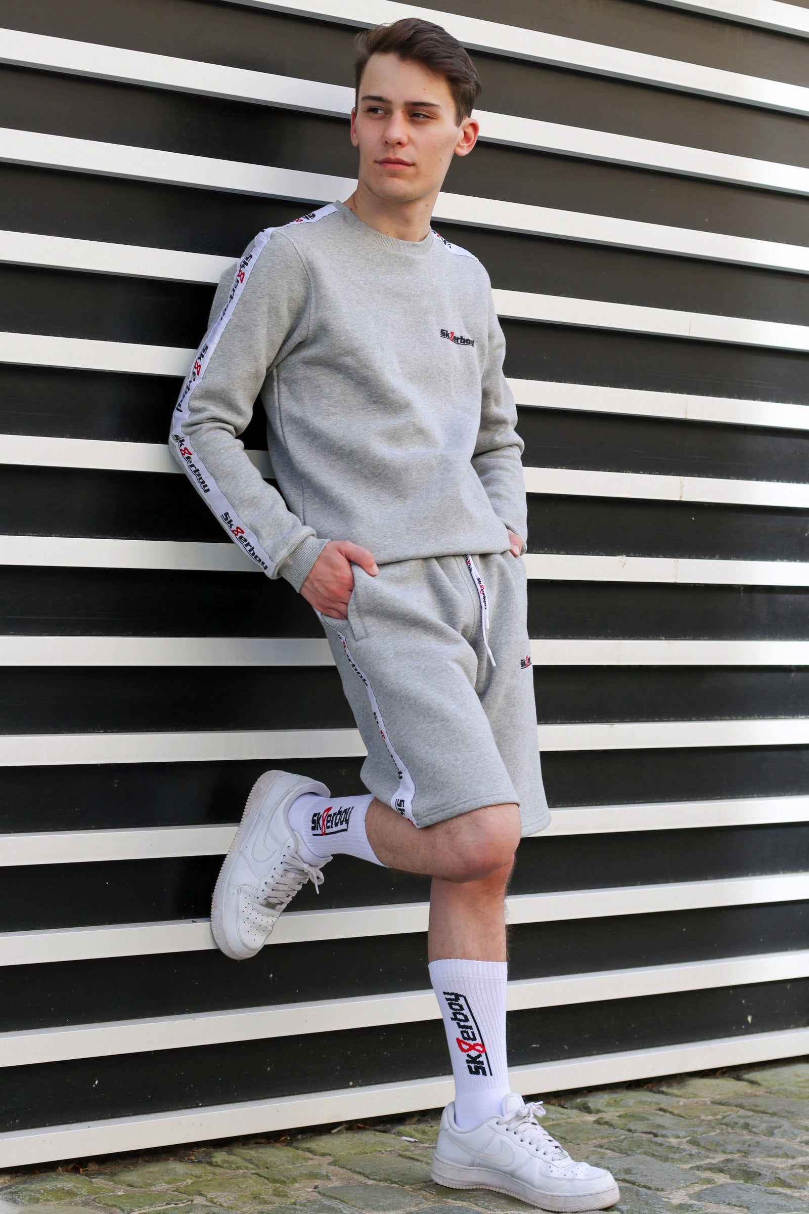 Sk8erboy® Heavy Sweatshorts grau Sk8erboy® product_type nudosz.myshopify.com