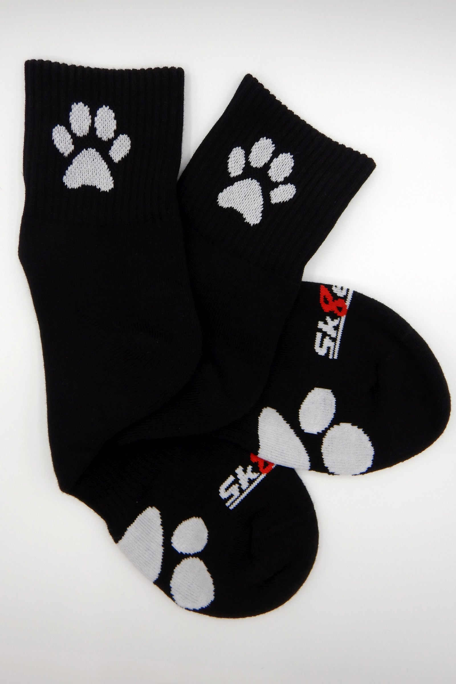 Sk8erboy® PUPPY Short Crew Socks schwarz Sk8erboy® Socken nudosz.myshopify.com