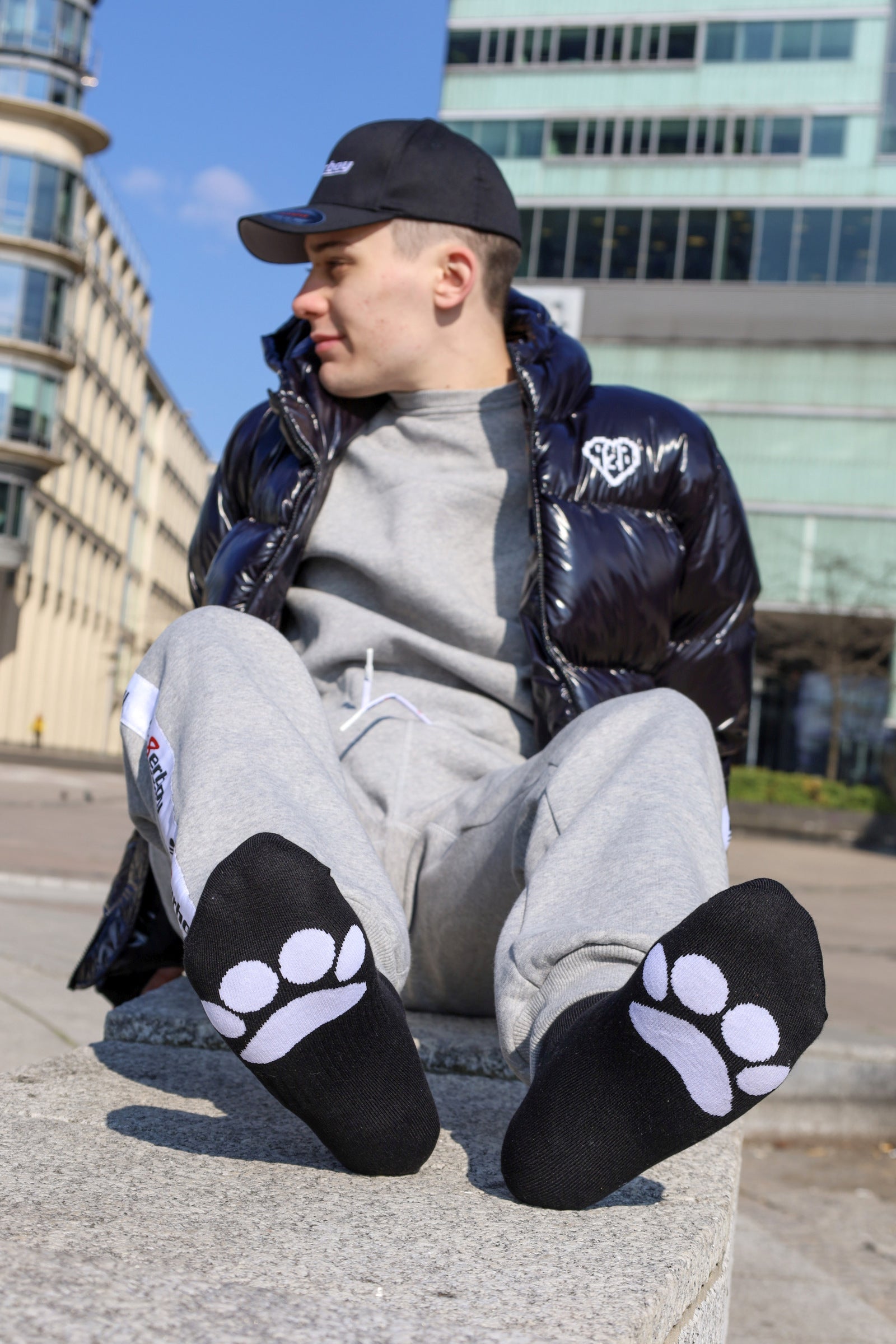 Sk8erboy® PUPPY Short Crew Socks schwarz Sk8erboy® Socken nudosz.myshopify.com