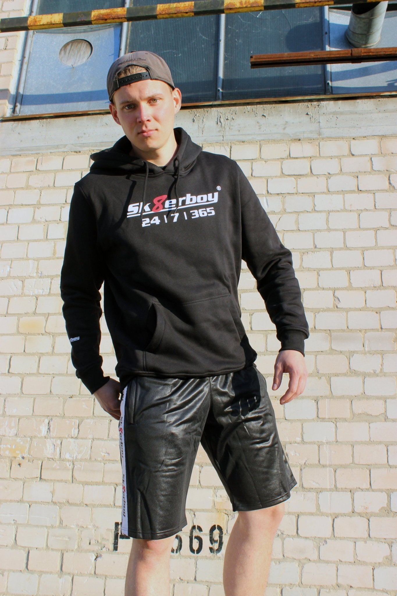 Sk8erboy® Kapuzen - Sweat - Shirt 24 | 7 | 365 - Sk8erboy® - Shop Deutschland Noodosz