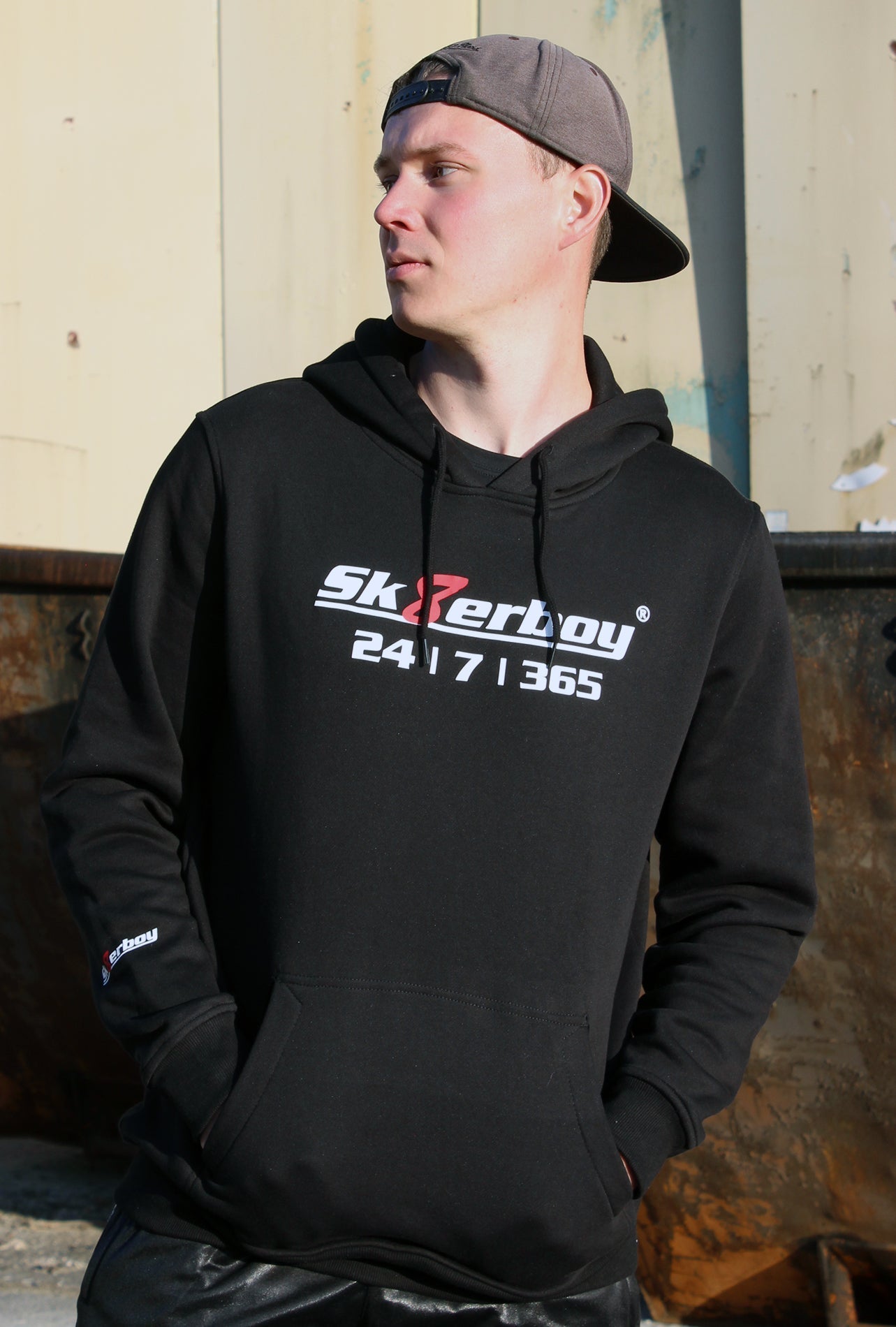Sk8erboy® Kapuzen - Sweat - Shirt 24 | 7 | 365 - Sk8erboy® - Shop Deutschland Noodosz