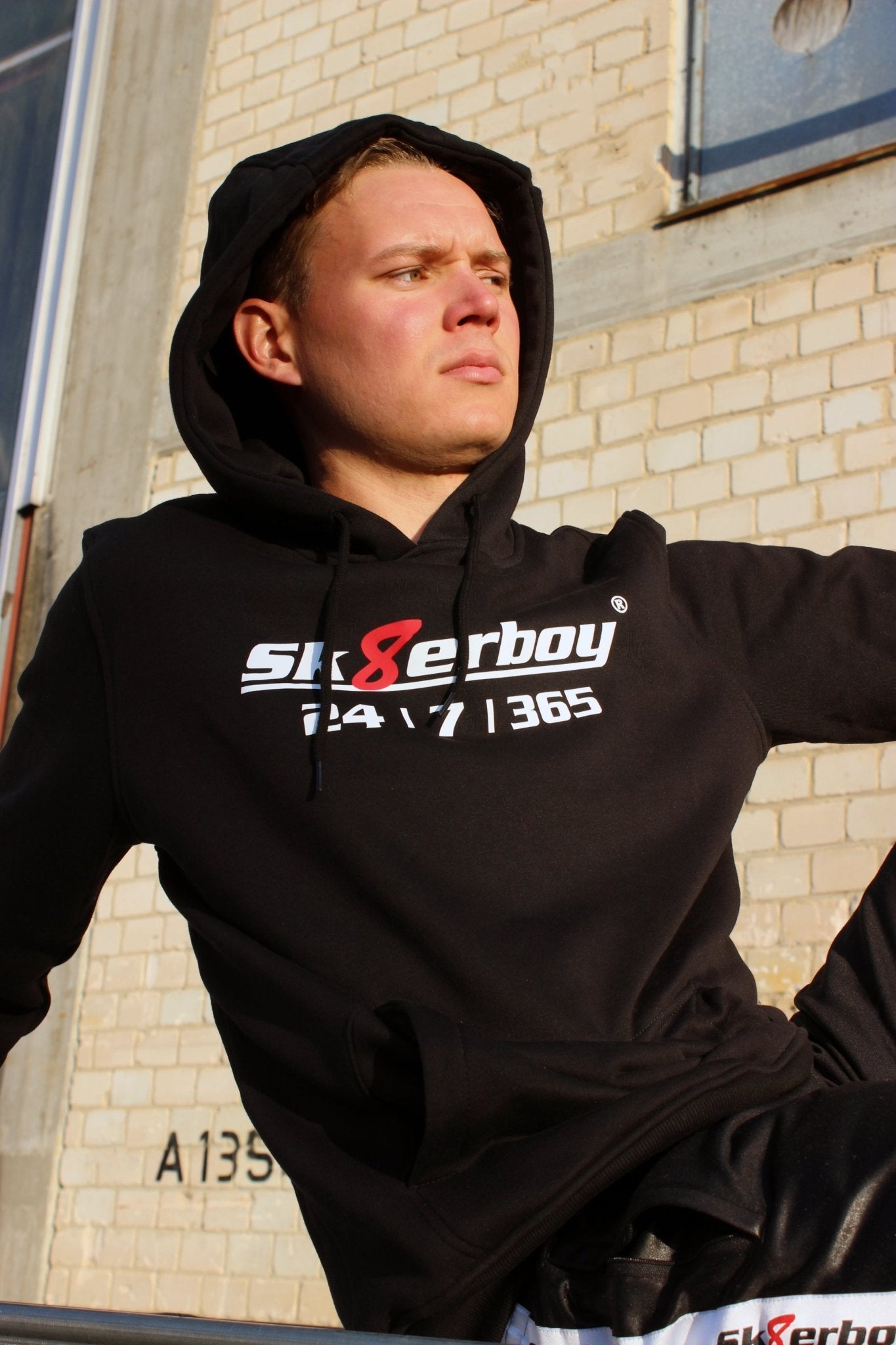 Sk8erboy® Kapuzen - Sweat - Shirt 24 | 7 | 365 - Sk8erboy® - Shop Deutschland Noodosz