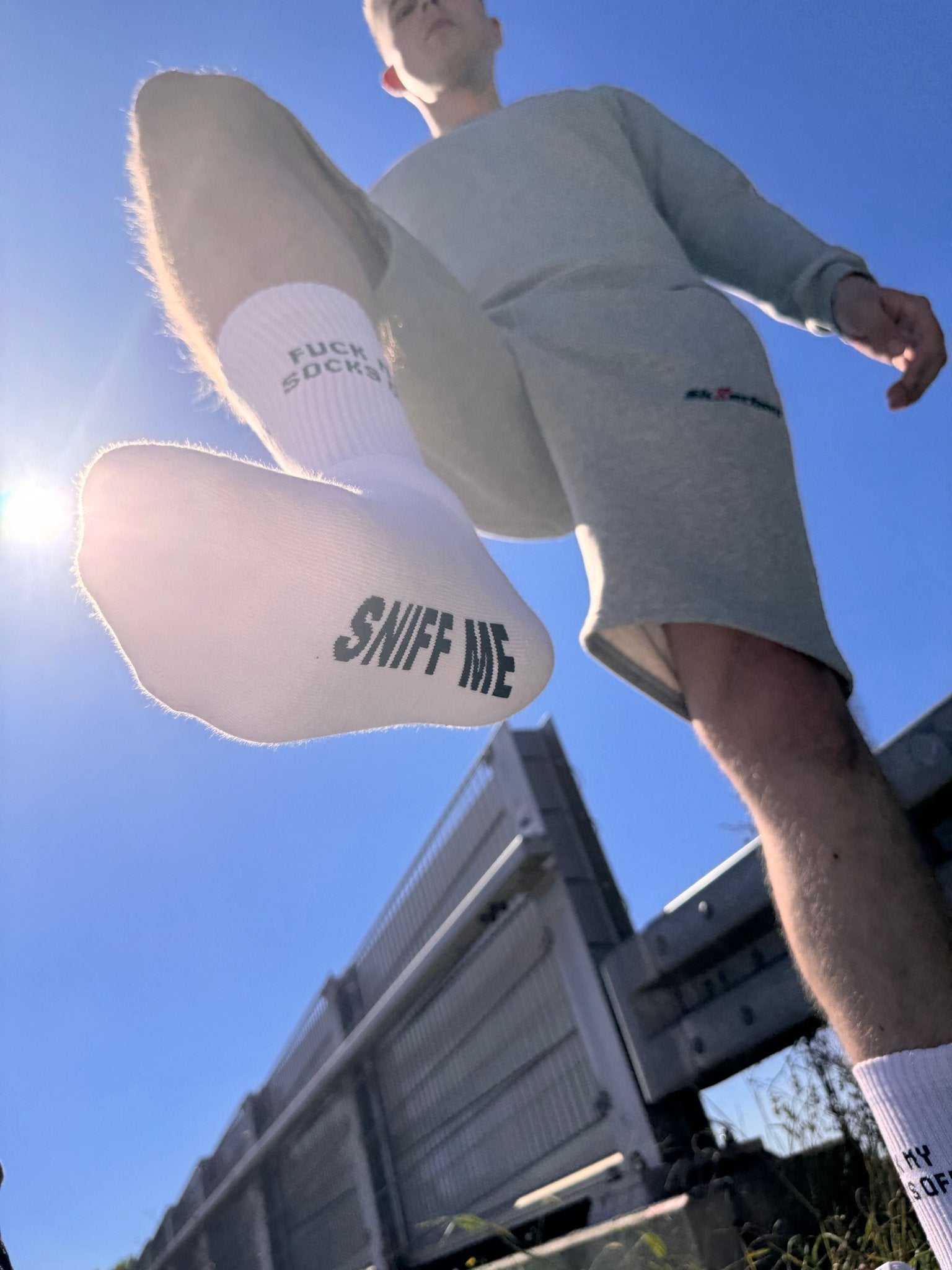 Sk8erboy® SNIFF ME Socks weiß - Sk8erboy® - Shop Deutschland Noodosz