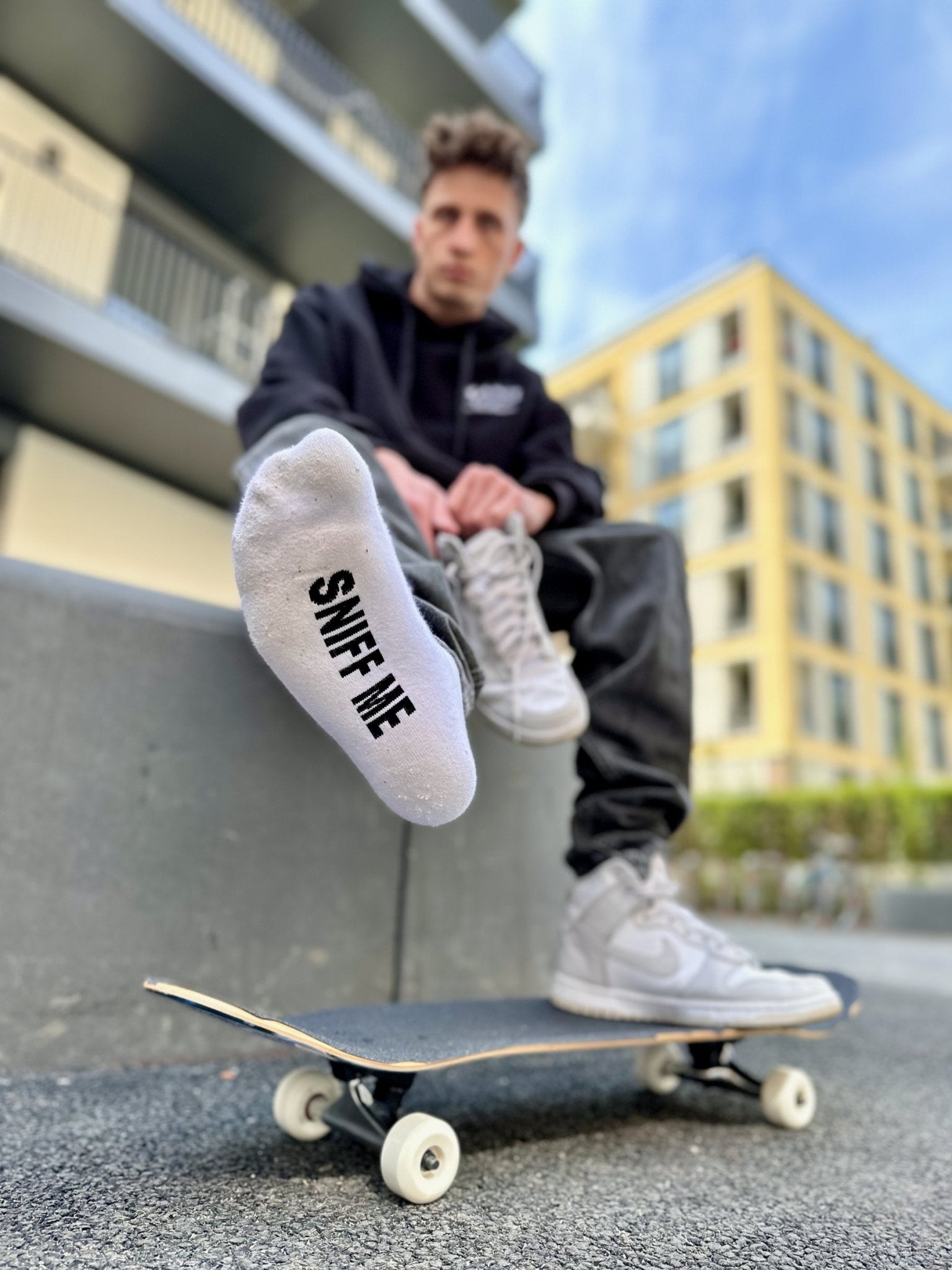 Sk8erboy® SNIFF ME Socks weiß - Sk8erboy® - Shop Deutschland Noodosz