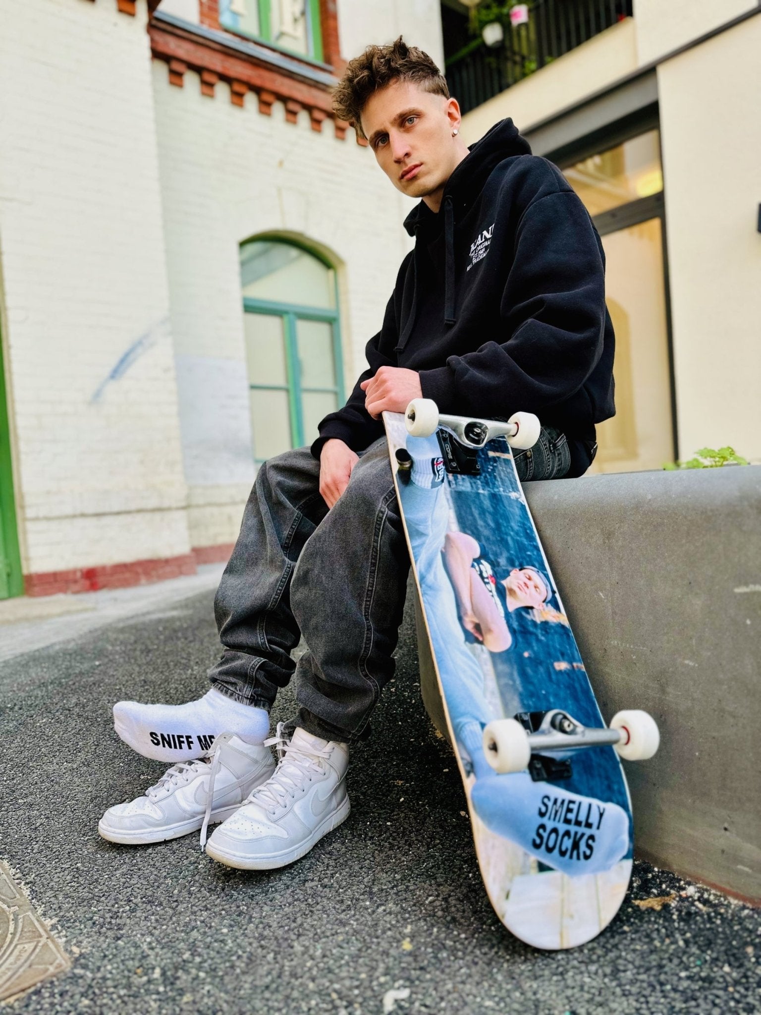 Sk8erboy® SNIFF ME Socks weiß - Sk8erboy® - Shop Deutschland Noodosz
