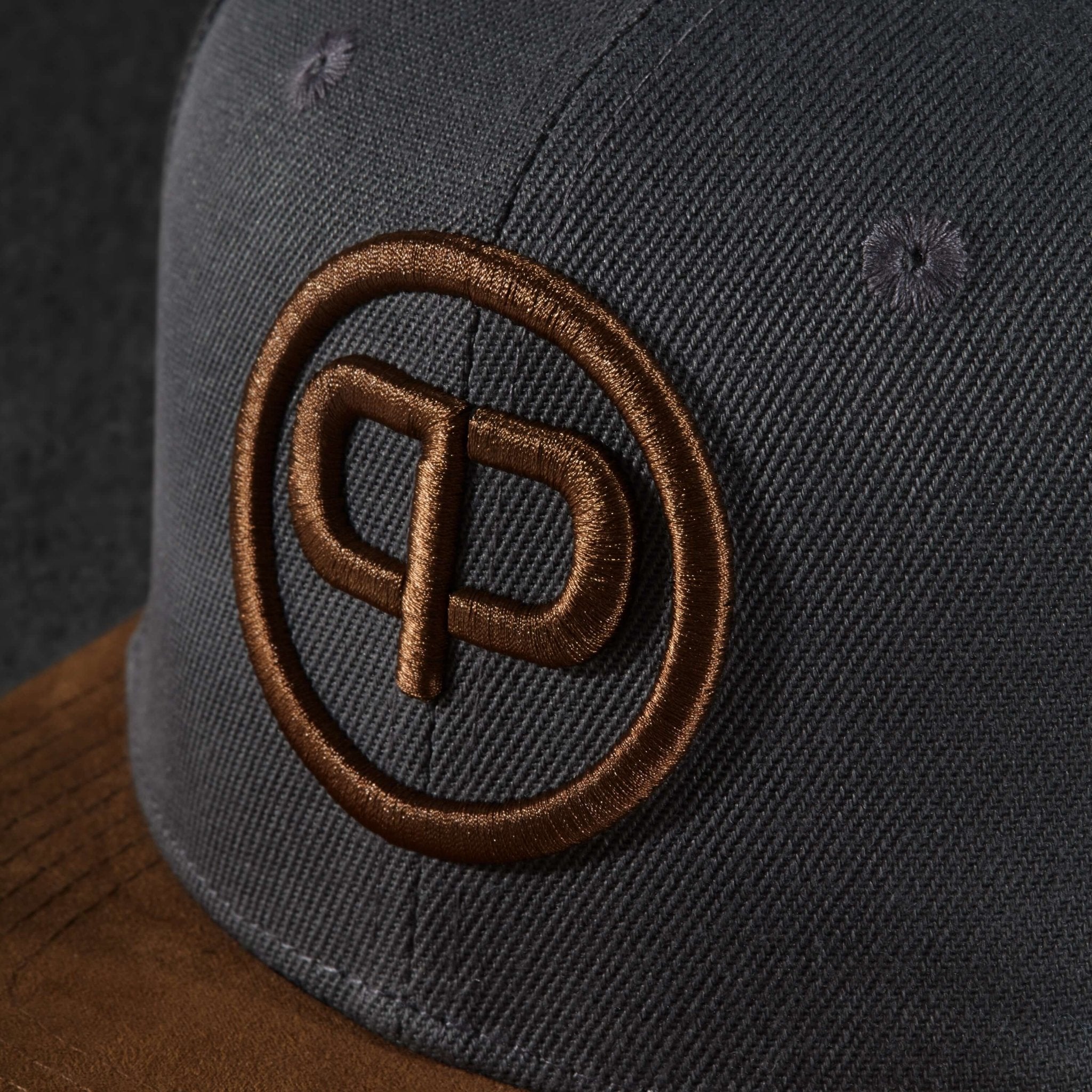 Snapback Cap - Anthracite & Suede - Pablo & Capone - Shop Deutschland Noodosz