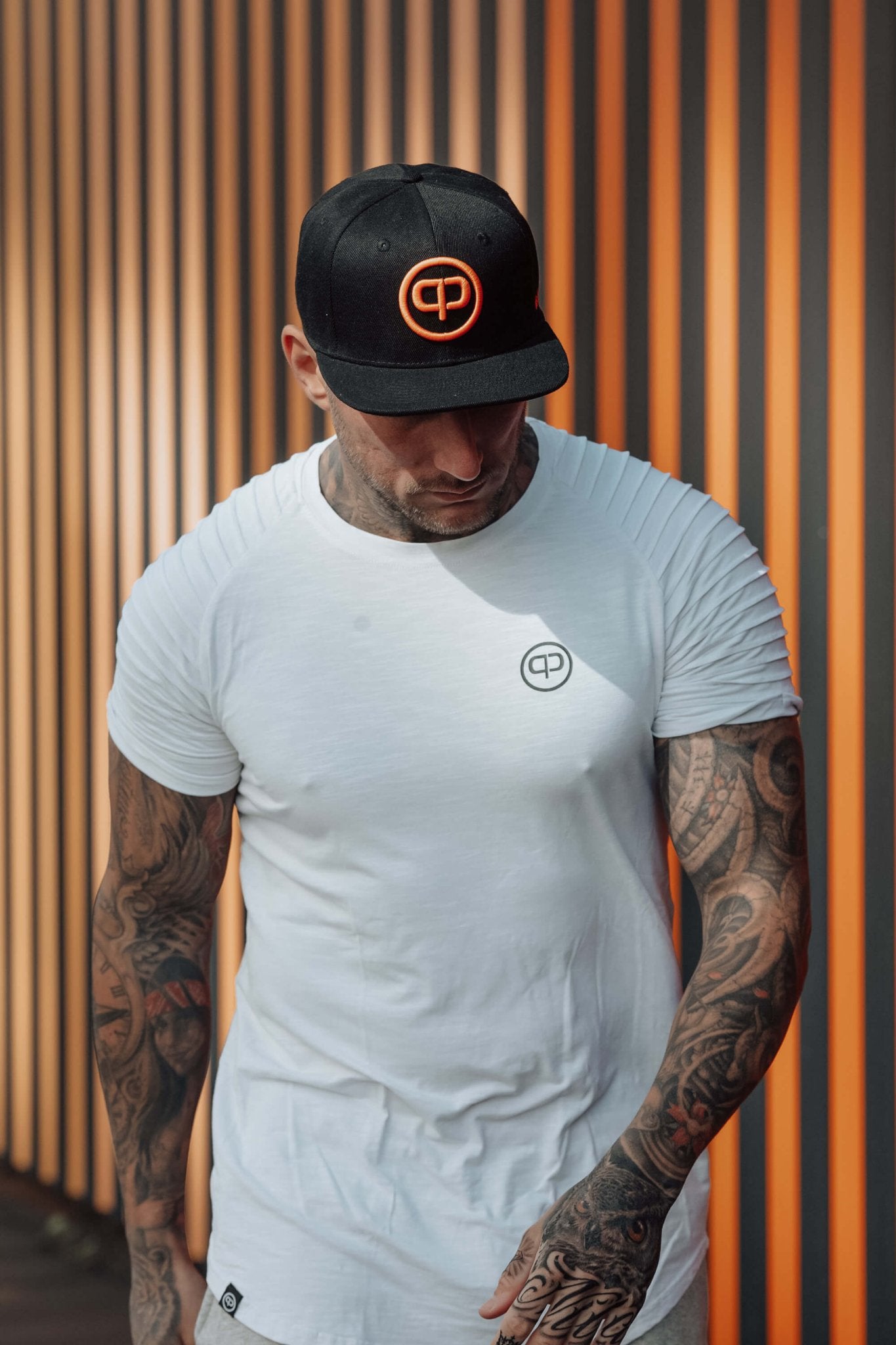 Snapback Cap - Black & Orange - Pablo & Capone - Shop Deutschland Noodosz