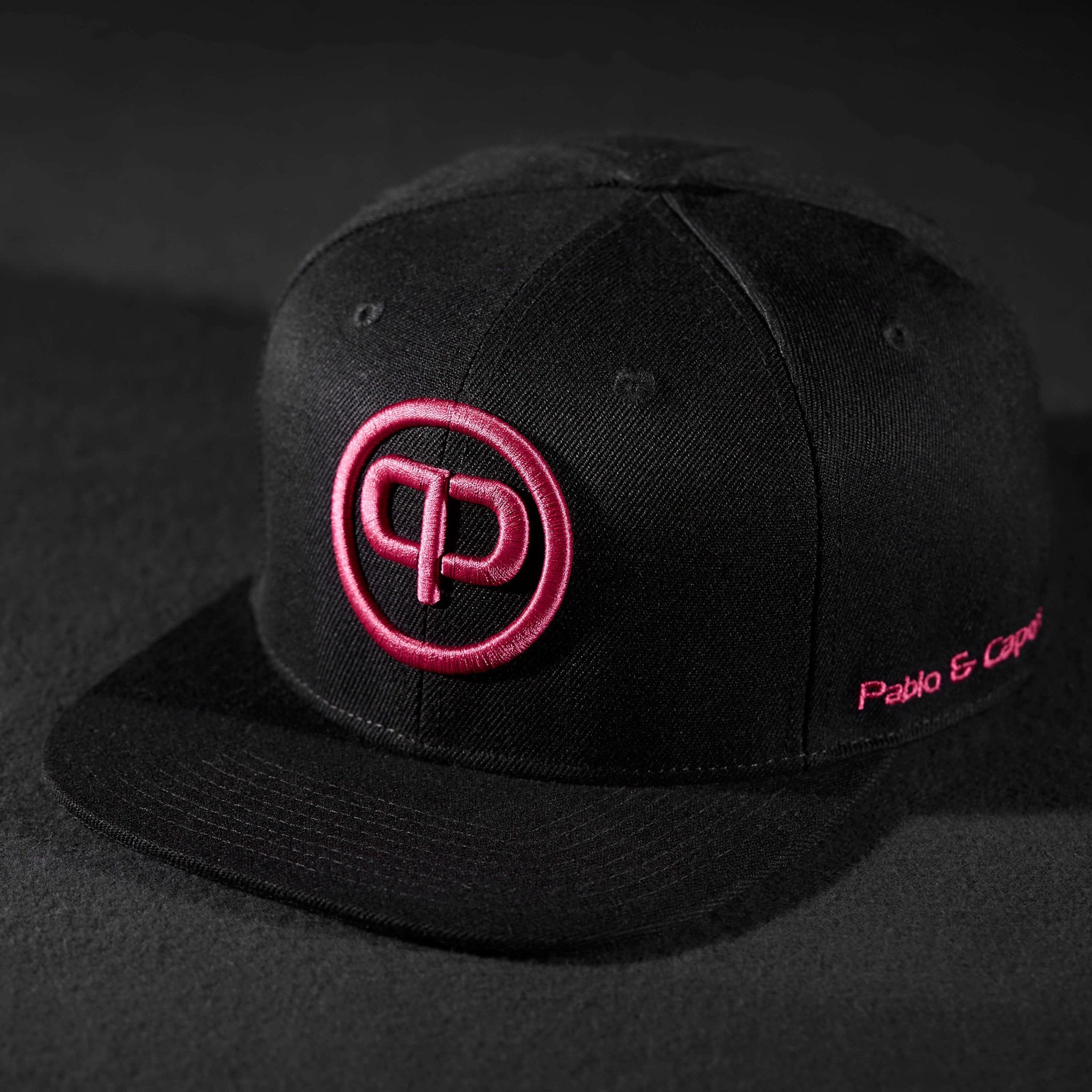 Snapback Cap - Black & Pink - Pablo & Capone - Shop Deutschland Noodosz