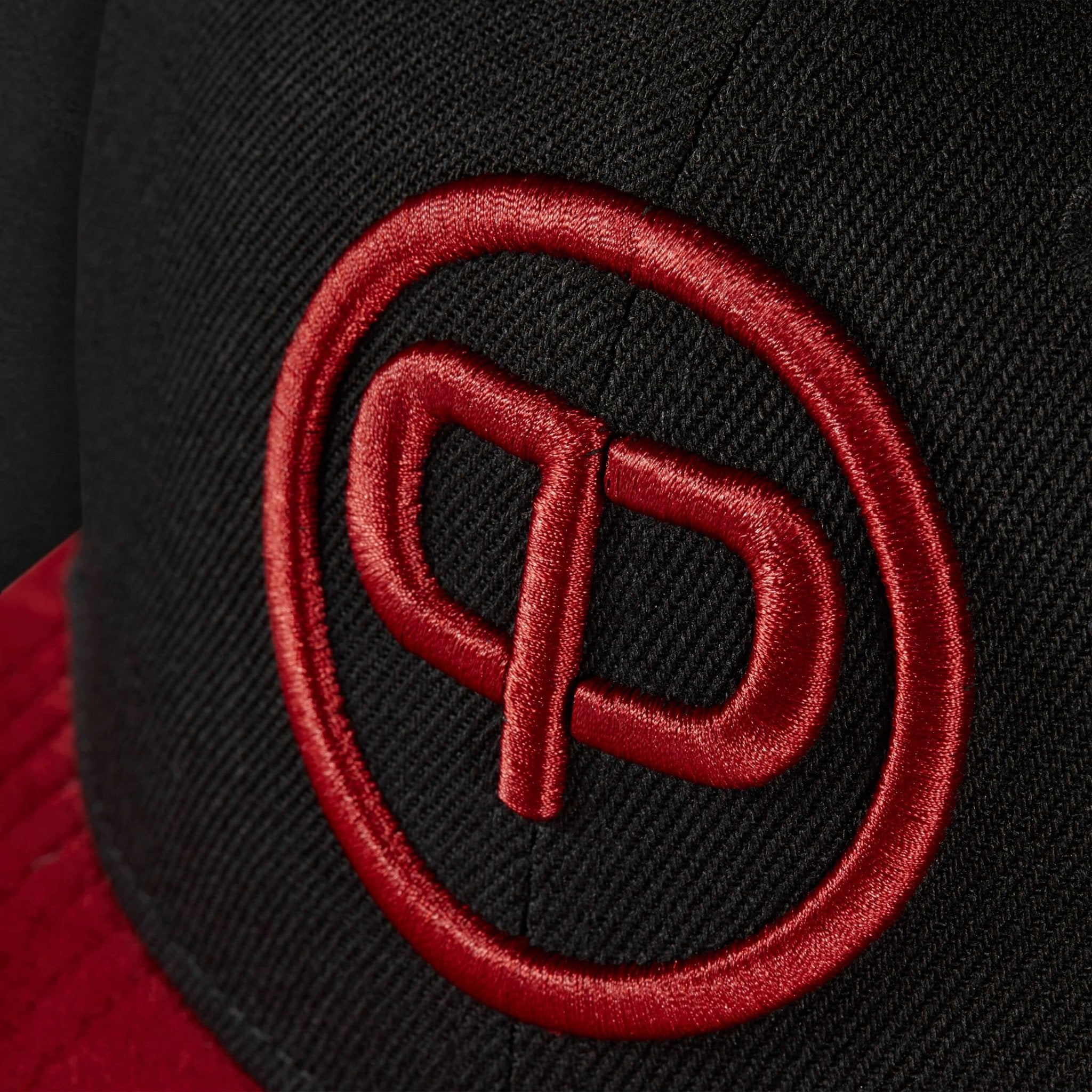Snapback Cap - Black & Red - Suede - Pablo & Capone - Shop Deutschland Noodosz