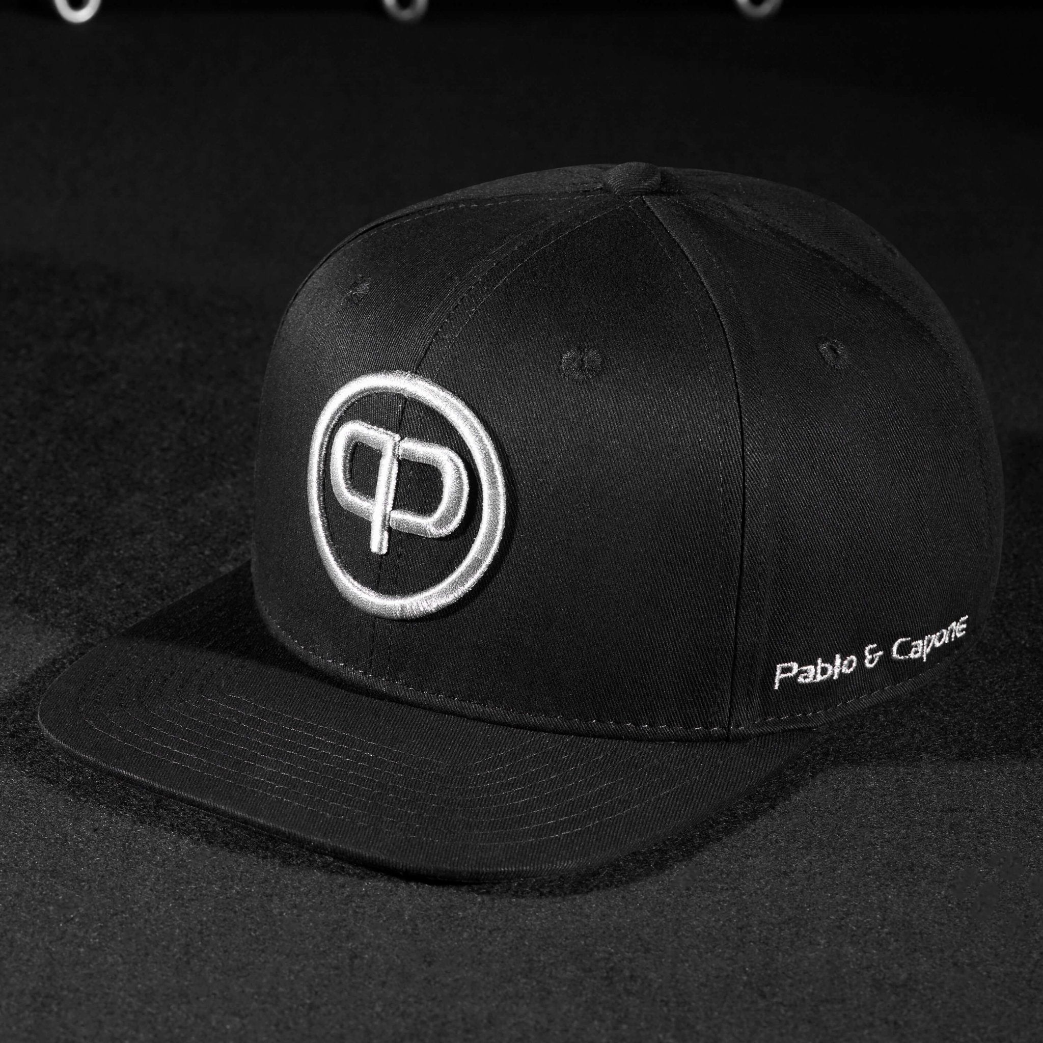 Snapback Cap - Black & Silver - Pablo & Capone - Shop Deutschland Noodosz