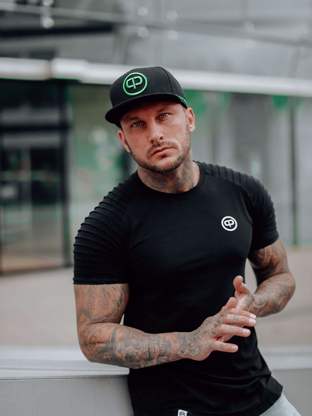 Snapback Cap - Black & Venom Green - Pablo & Capone - Shop Deutschland Noodosz