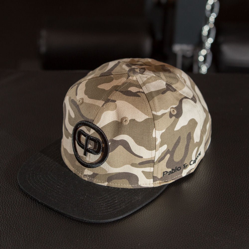 Snapback Cap - Desert Camo & Black - Pablo & Capone - Shop Deutschland Noodosz