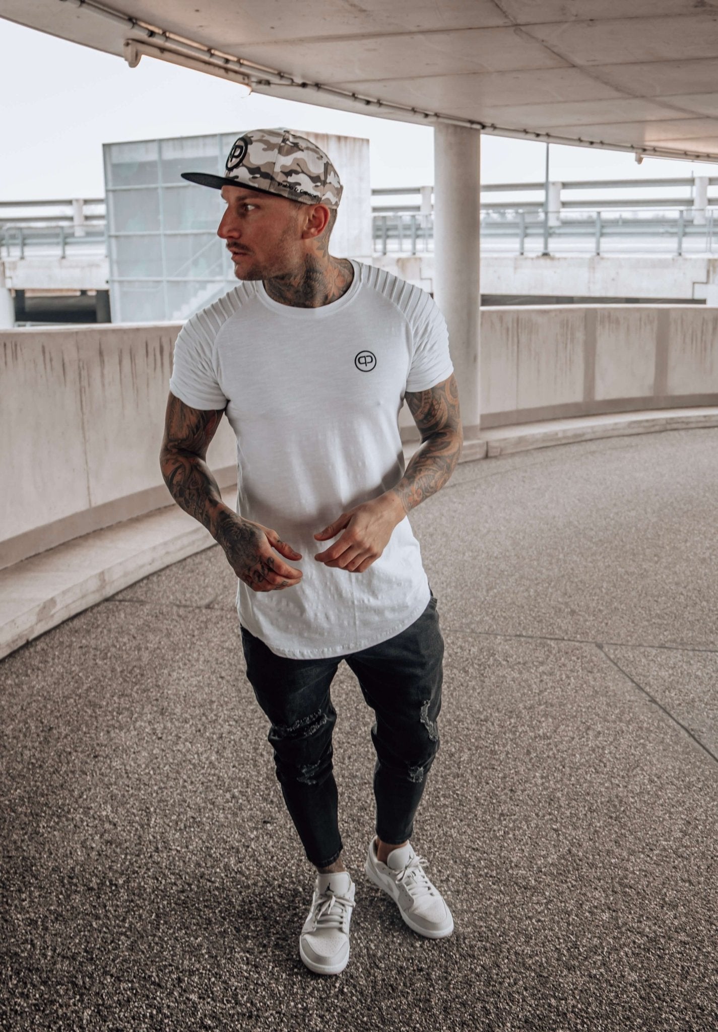 Snapback Cap - Desert Camo & Black - Pablo & Capone - Shop Deutschland Noodosz