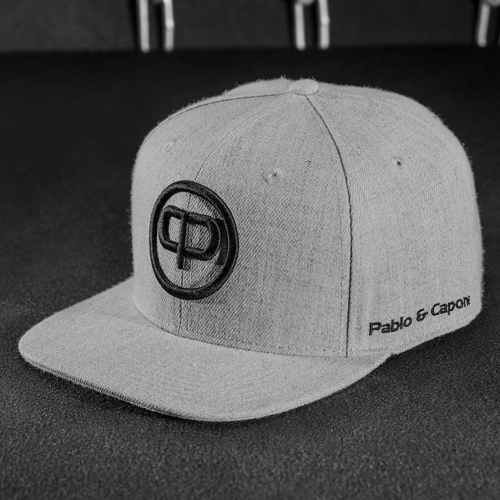 Snapback Cap - Grey & Black - Pablo & Capone - Shop Deutschland Noodosz